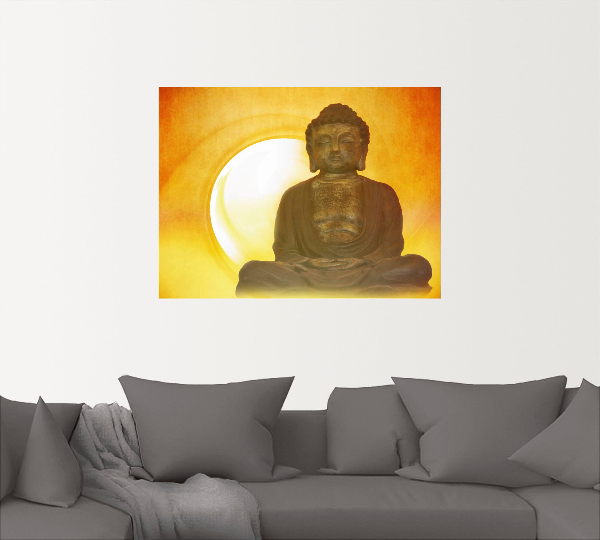 Artland Wandbild »Buddha 2«, Religion, (1 St.), als Leinwandbild, Poster, Wandaufkleber in verschied. Grössen