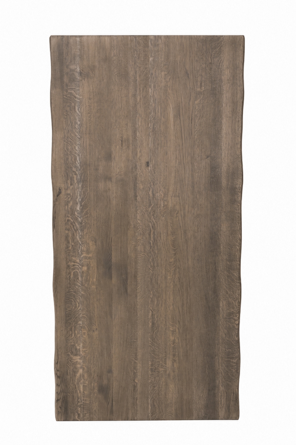 GOODproduct Esstisch »»NARVIK« Speisetisch, Küchentisch, Wohntisch, Esszimmertisch« Wildeiche geölt Natur/Smoke, Baumkante, X-Gestell schwarz Metall