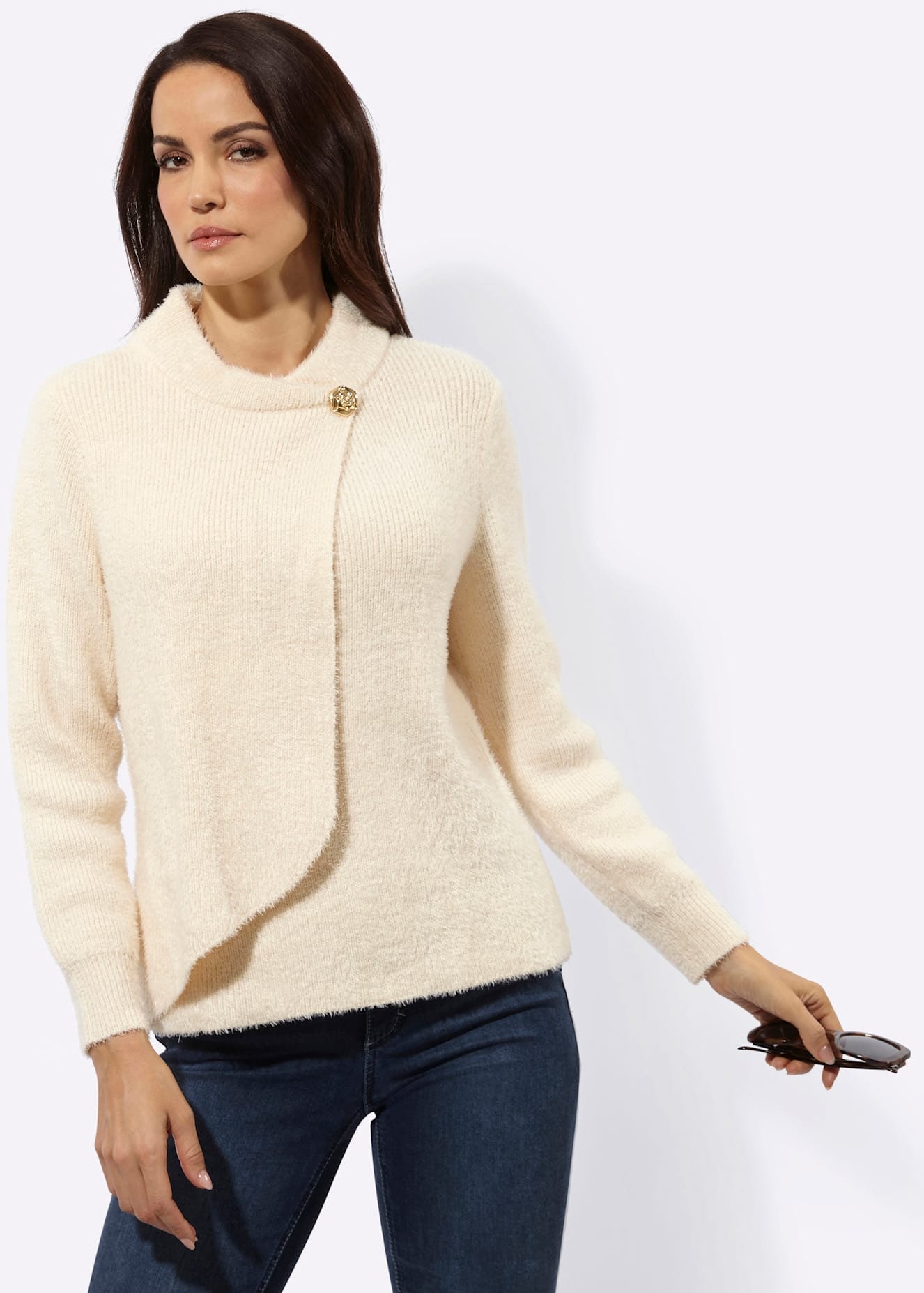 creation L Stehkragenpullover »Stehkragen-Pullover«