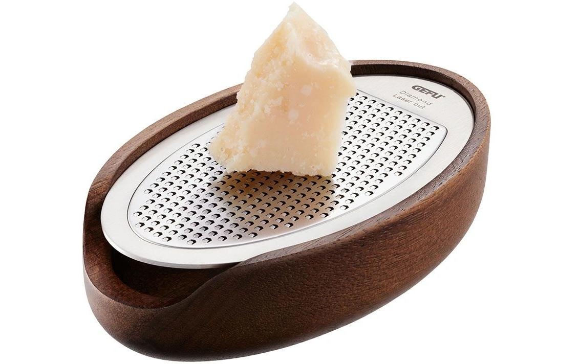 Image of GEFU Küchenreibe "Käsereibe Parmezo Silber/Braun"