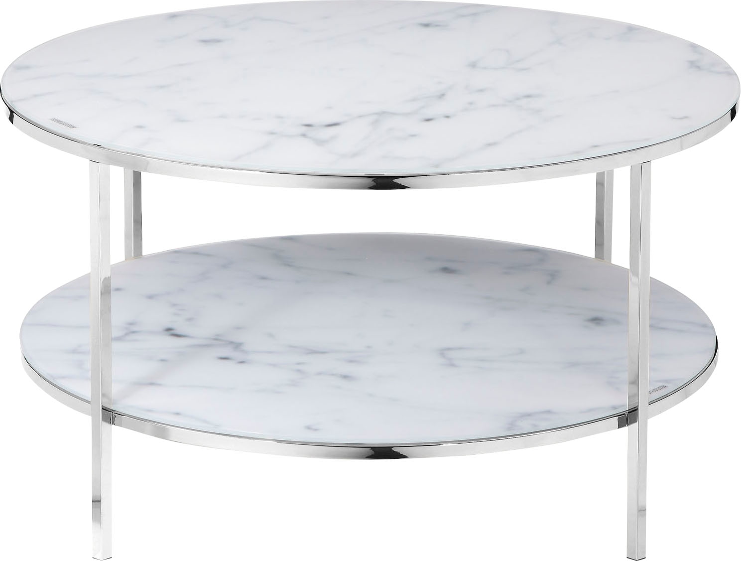Image of SalesFever Couchtisch "Caorle Coffeetable im minimalistischen Stil" Eleganz trifft Stil: Tischplatten in Marmoroptik