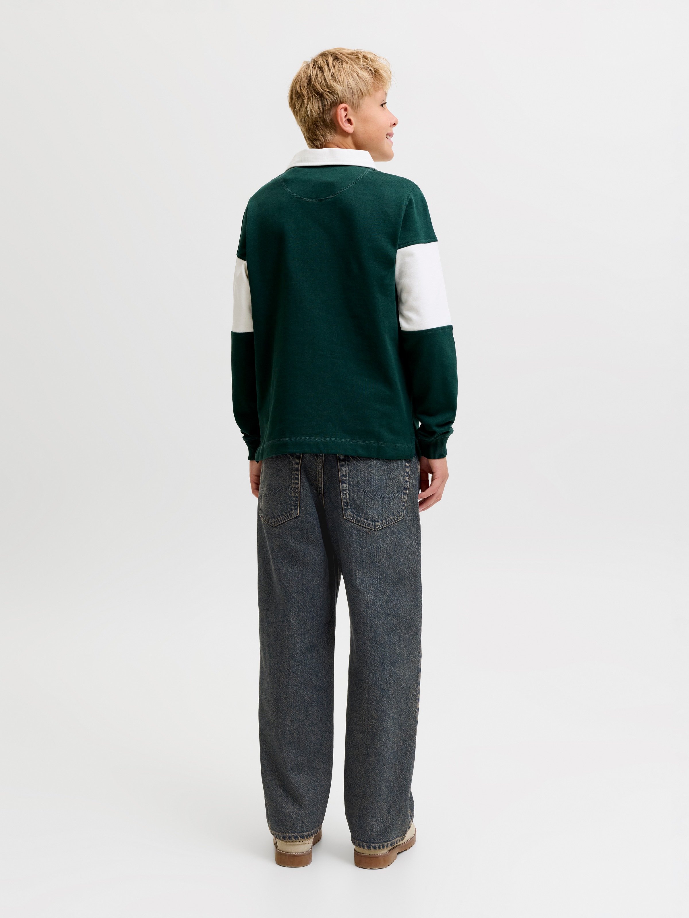 Jack & Jones Junior Relax-fit-Jeans »JJIALEX JJORIGINAL SQ 429 SN JNR« Baumwolle, relaxed fit