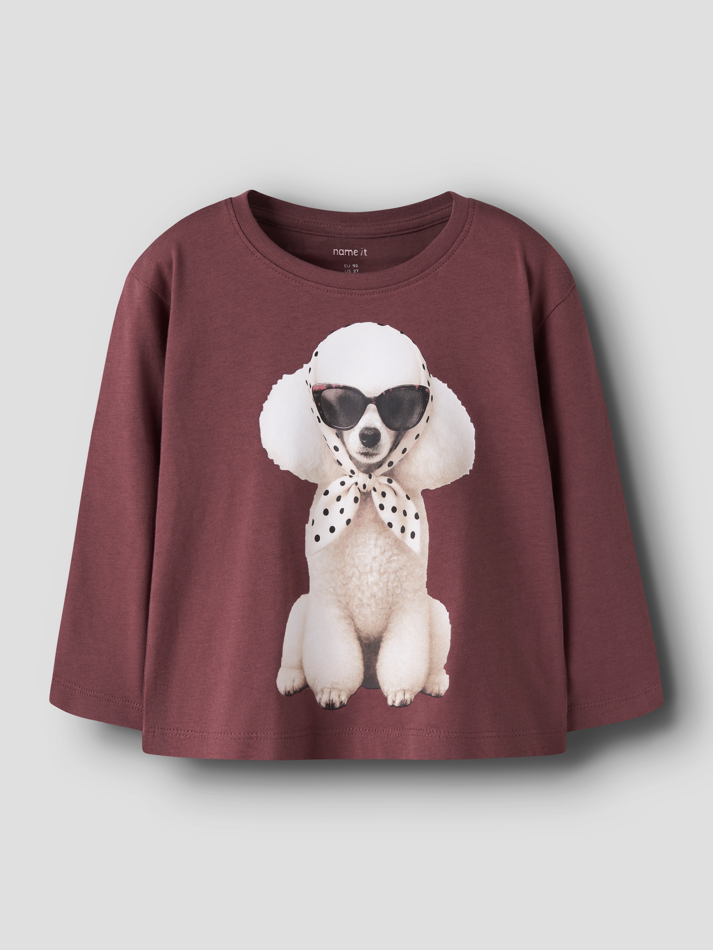 Name It T-shirt à manches longues »NMFVOTEA 2P LS NREG TOP« Paquet, 2 coton, coupe régulière