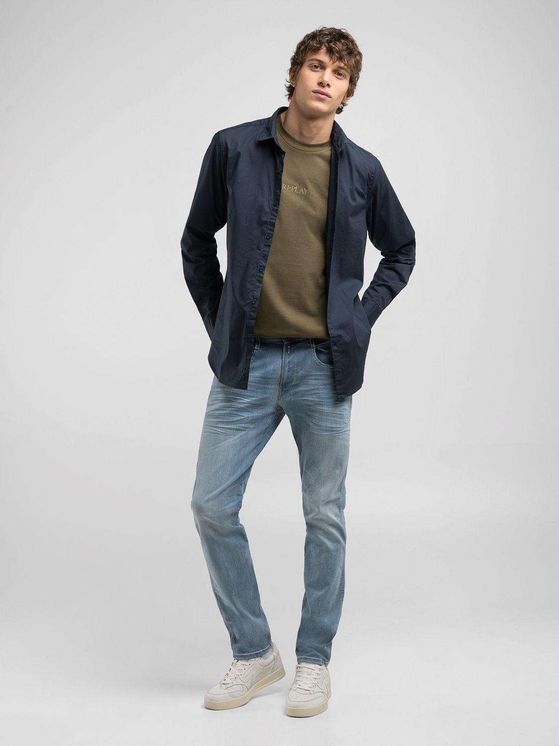 Replay Slim-fit-Jeans »ANBASS HYPERFLEX BIO« mit Stretch-Anteil