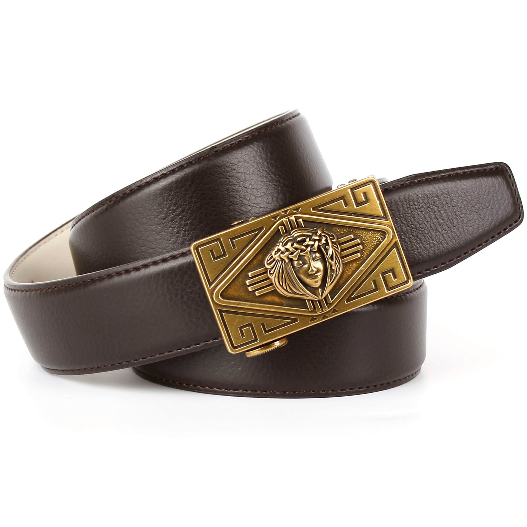 Image of Anthoni Crown Ledergürtel, Automatik Ledergürtel in braun bei Ackermann Versand Schweiz