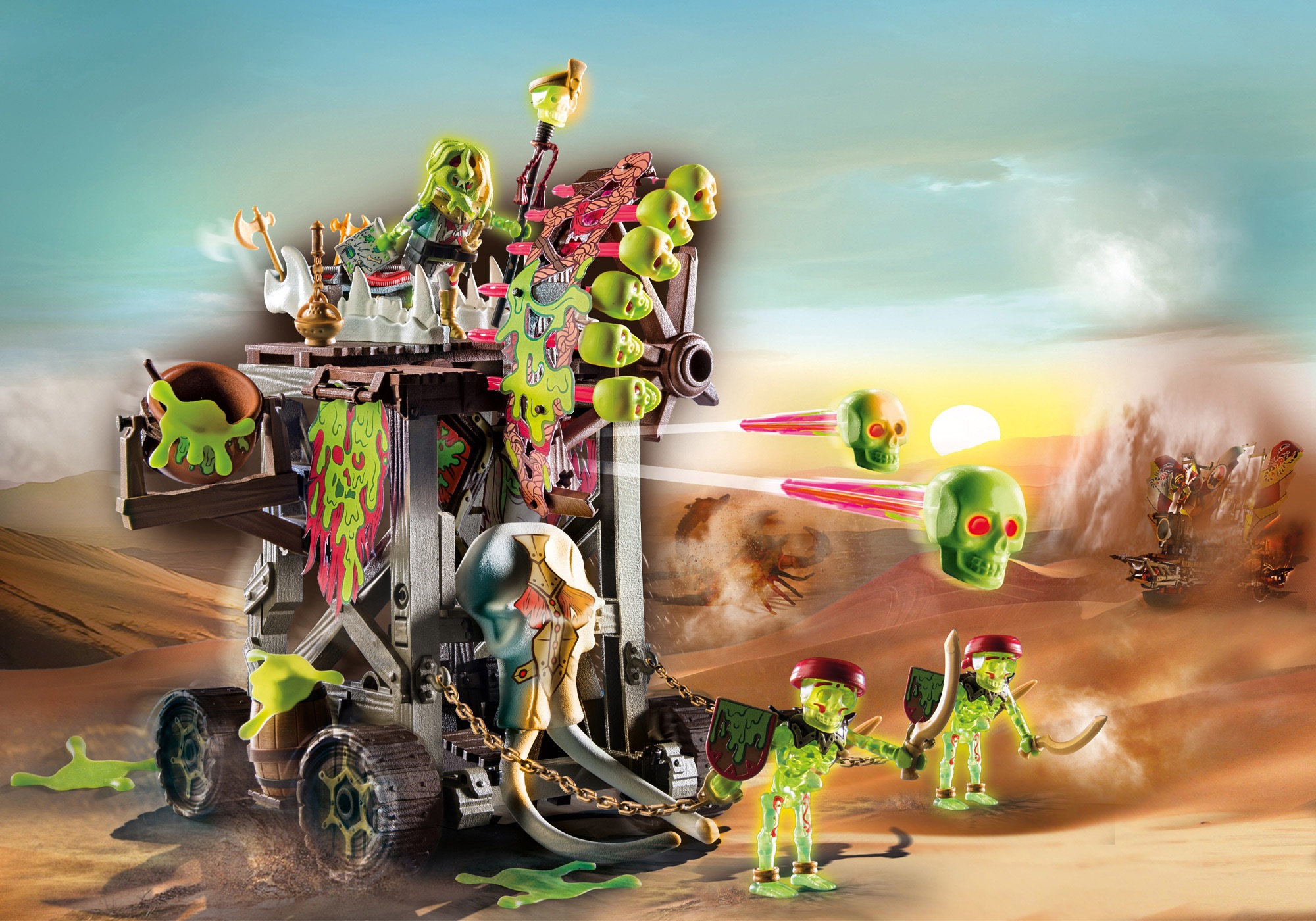 Playmobil® Konstruktions-Spielset »Sal'ahari Sands - Donnerthron (71025), Novelmore«, (92 St.), Made in Germany
