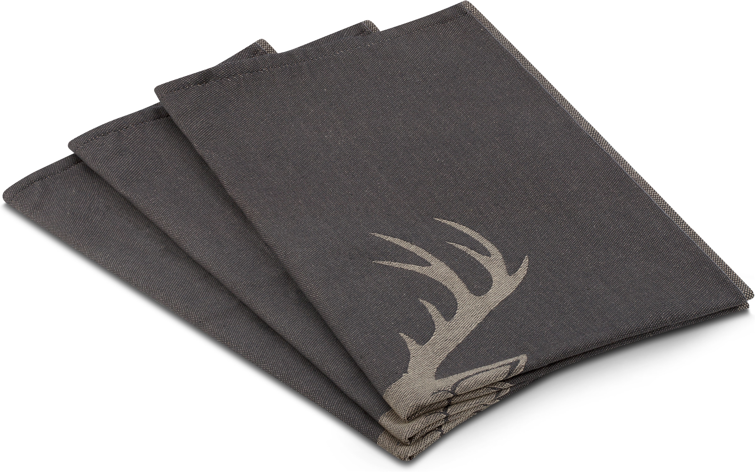 ROSS Chiffon à vaisselle »Hirsch 3er-Pack«