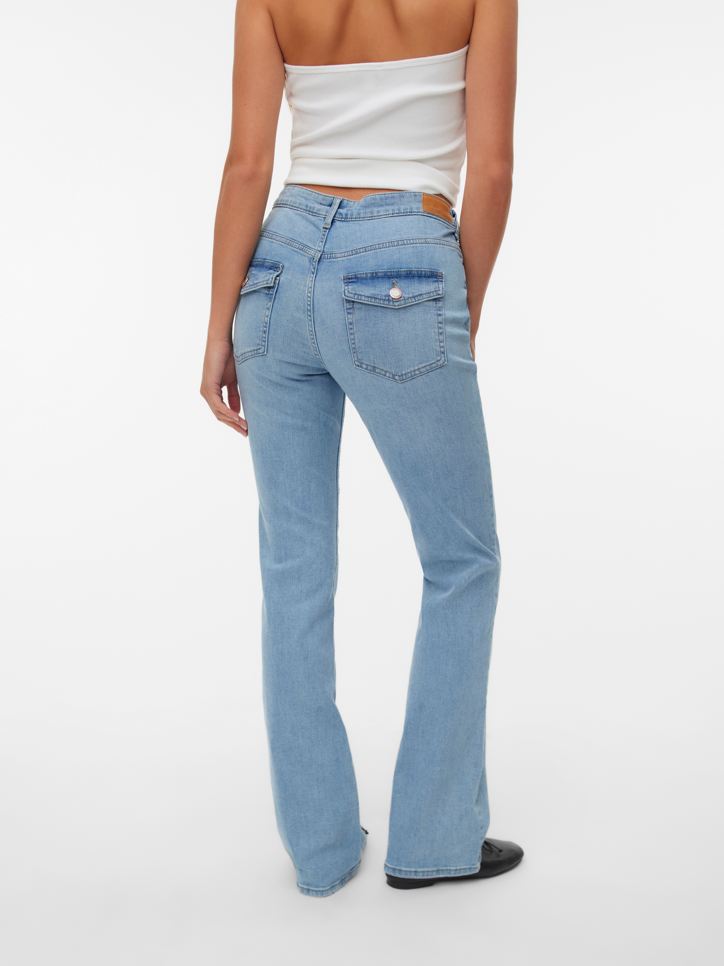 Vero Moda Jeans bootcut »VMFLASH MR FLARED POCKET JNS RA3043 NOOS«