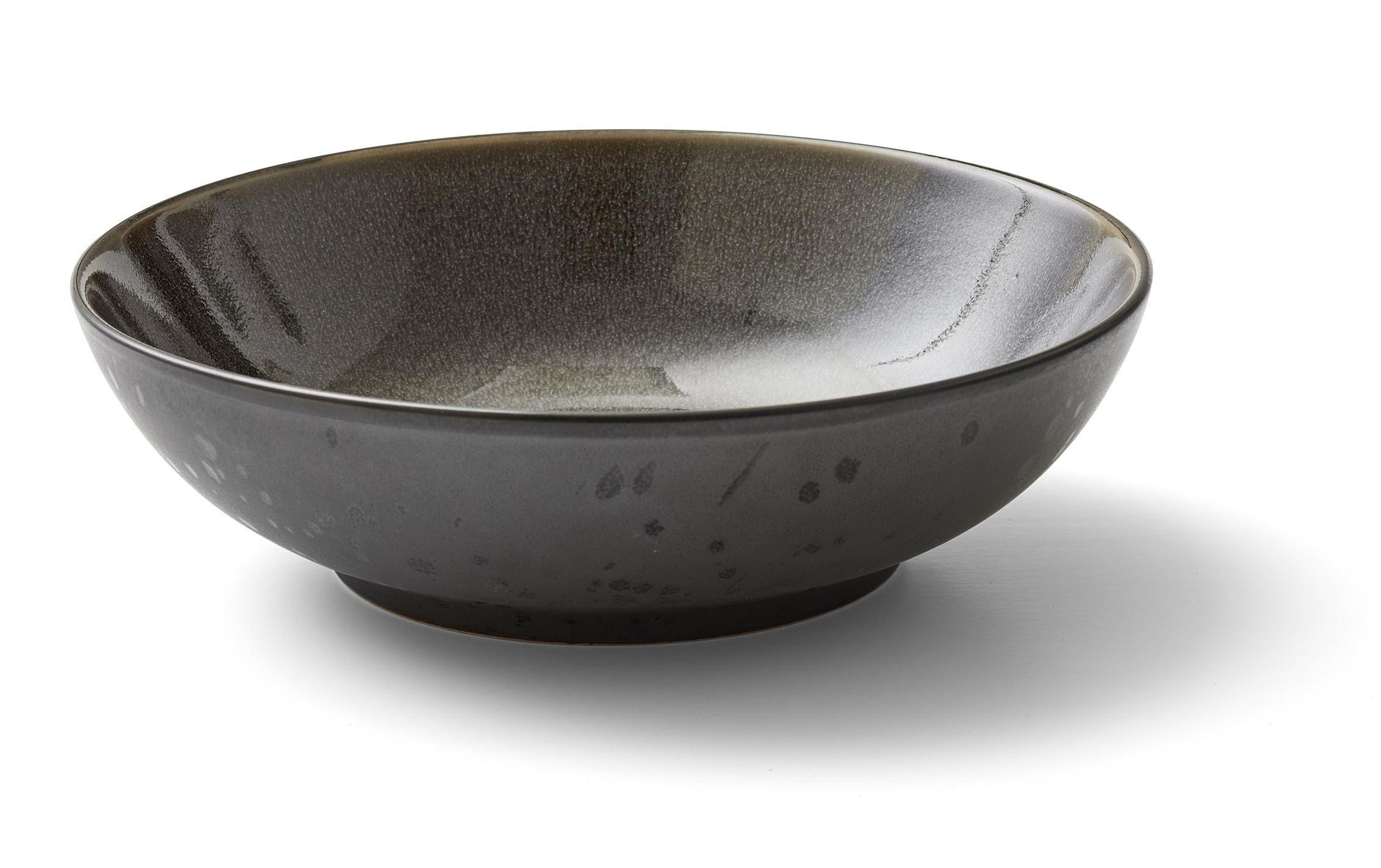 Image of Bitz Salatschüssel »24 cm, Schwarz/G«, aus Steinzeug bei Ackermann Versand Schweiz