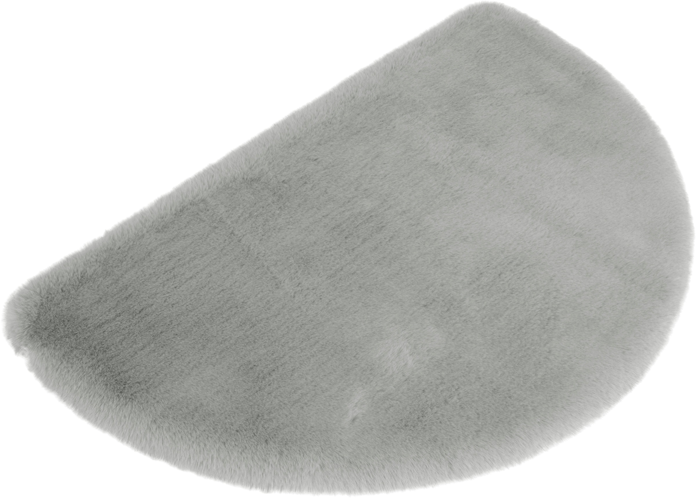 my home Badematte »Rabbit Badematten, Badvorleger, Badezimmer Teppich«, rutschhemmend beschichtet, strapazierfähig-fussbodenheizungsgeeignet-schnell trocknend, Kaninchenfell-Haptik, Badteppich, rechteckig, rund & als 3-tlg. Set