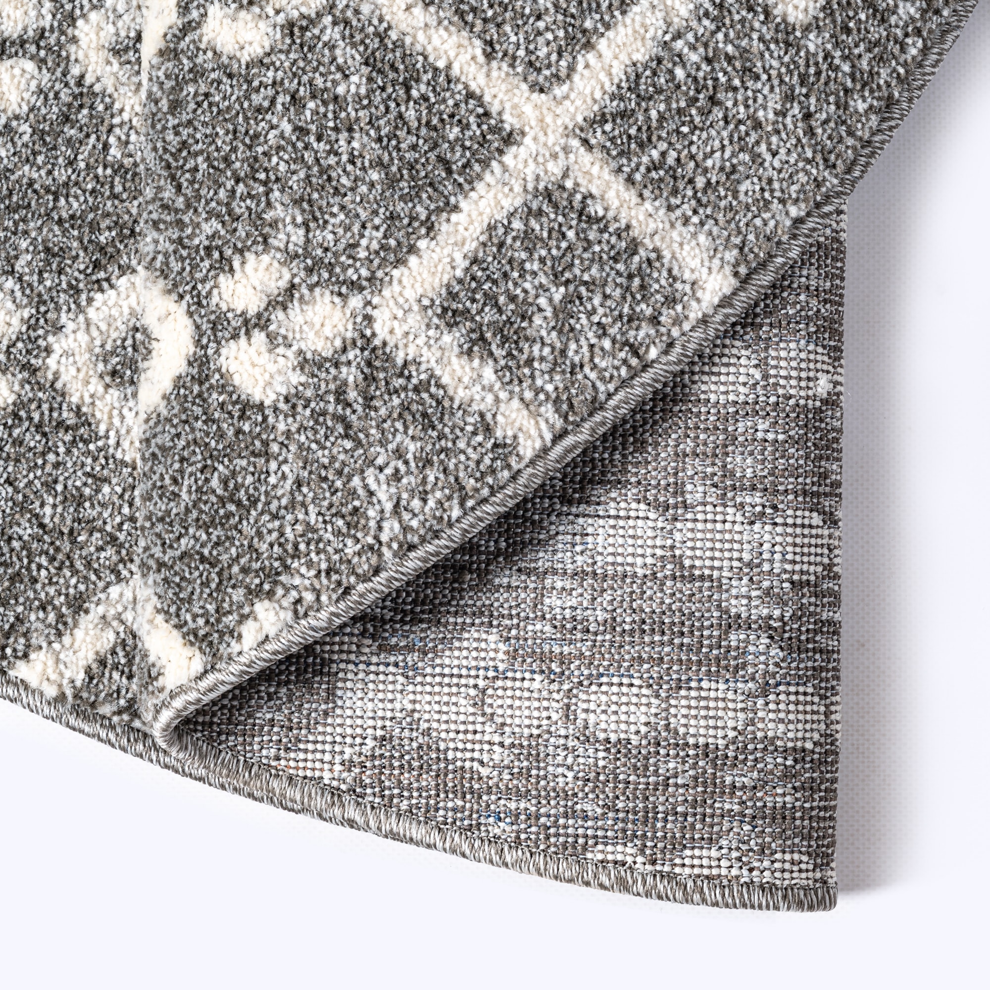 Sanat Teppich »Boho 8203  , auch als Läufer und in Rund« rund 10 mm Höhe Kurzflor, robust, Boho, Scandic, für Fussbodenheizung geeignet