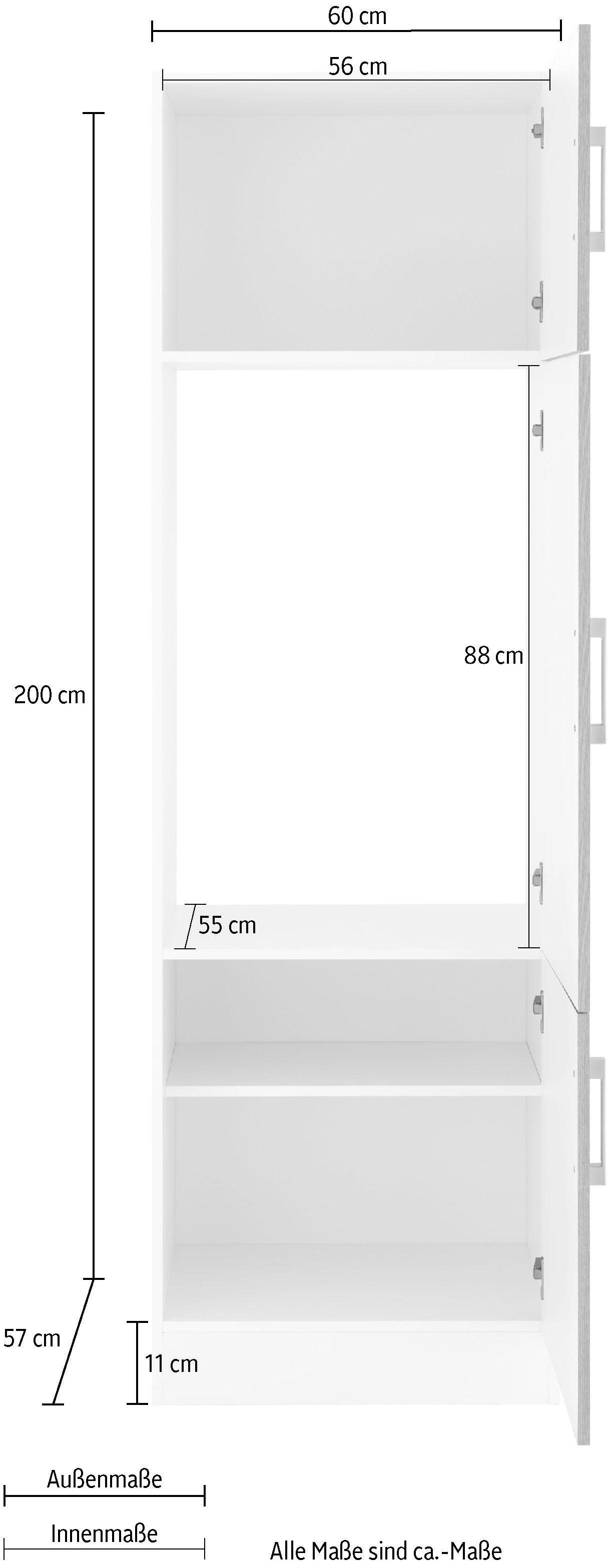 KOCHSTATION Kühlumbauschrank »KS-Gera« Breite 60 cm