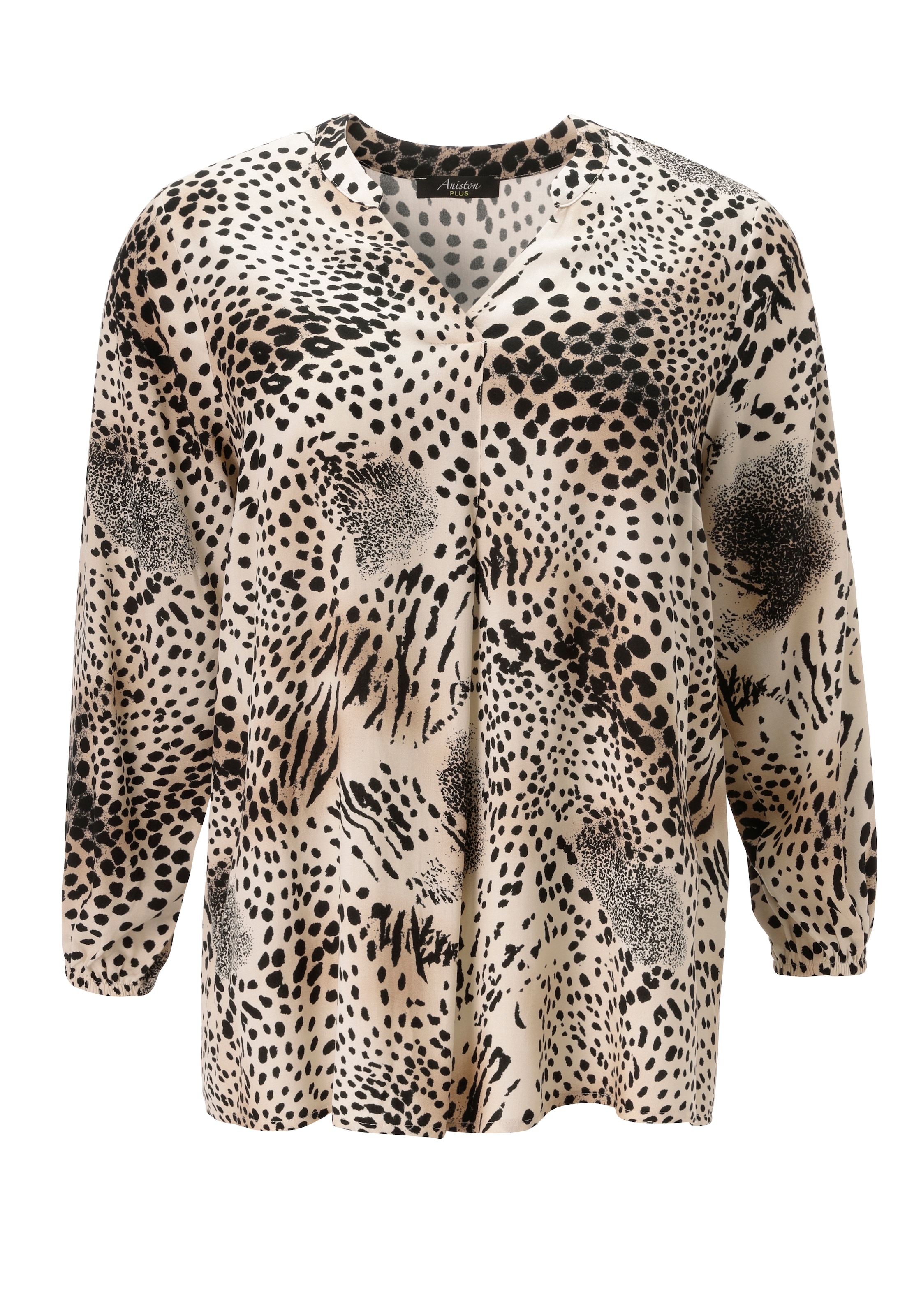 Aniston PLUS Blouse à enfiler en imprimé animal tendance - NOUVELLE COLLECTION