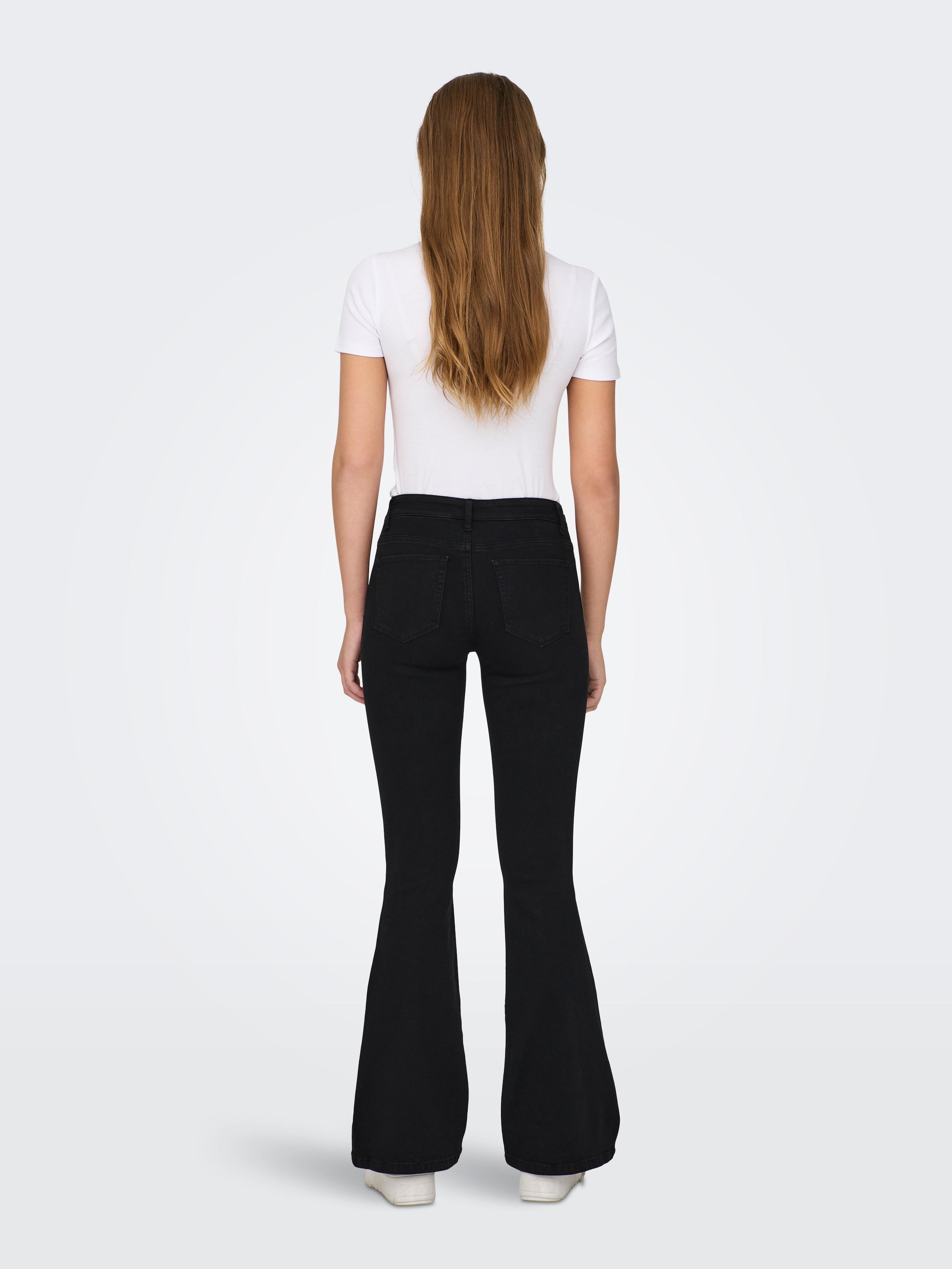 ONLY Jeans bootcut »ONLREESE REG RETRO FLARED DNM BOX« Mélange de matières, coupe bootcut