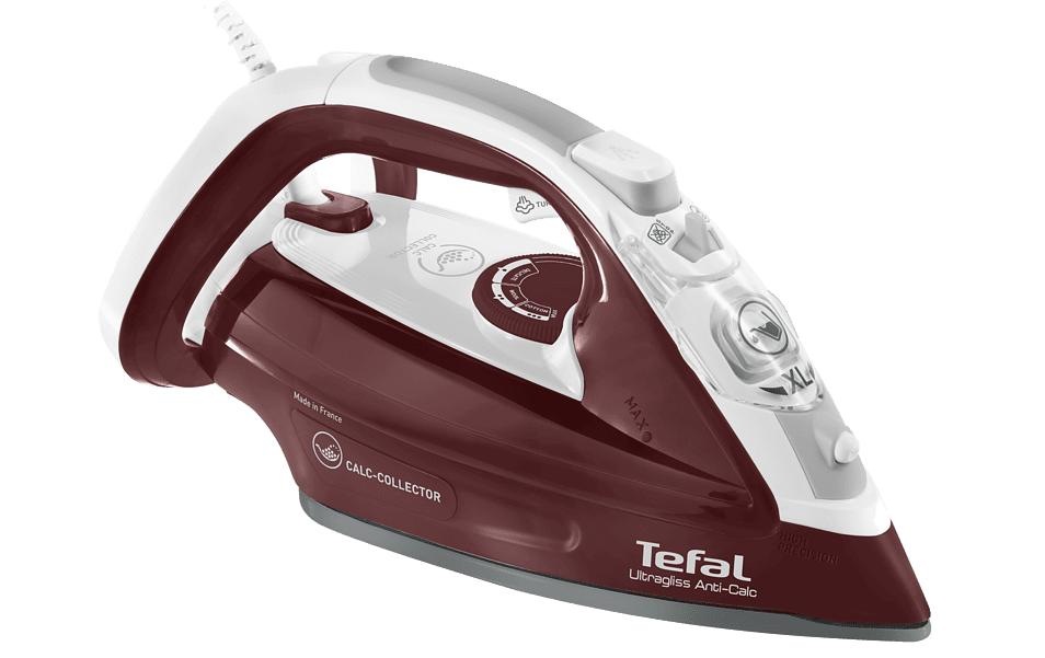 Tefal Dampfbügeleisen »Bügeleisen Ultragliss Anti Calc rot«, 2400 W kaufen