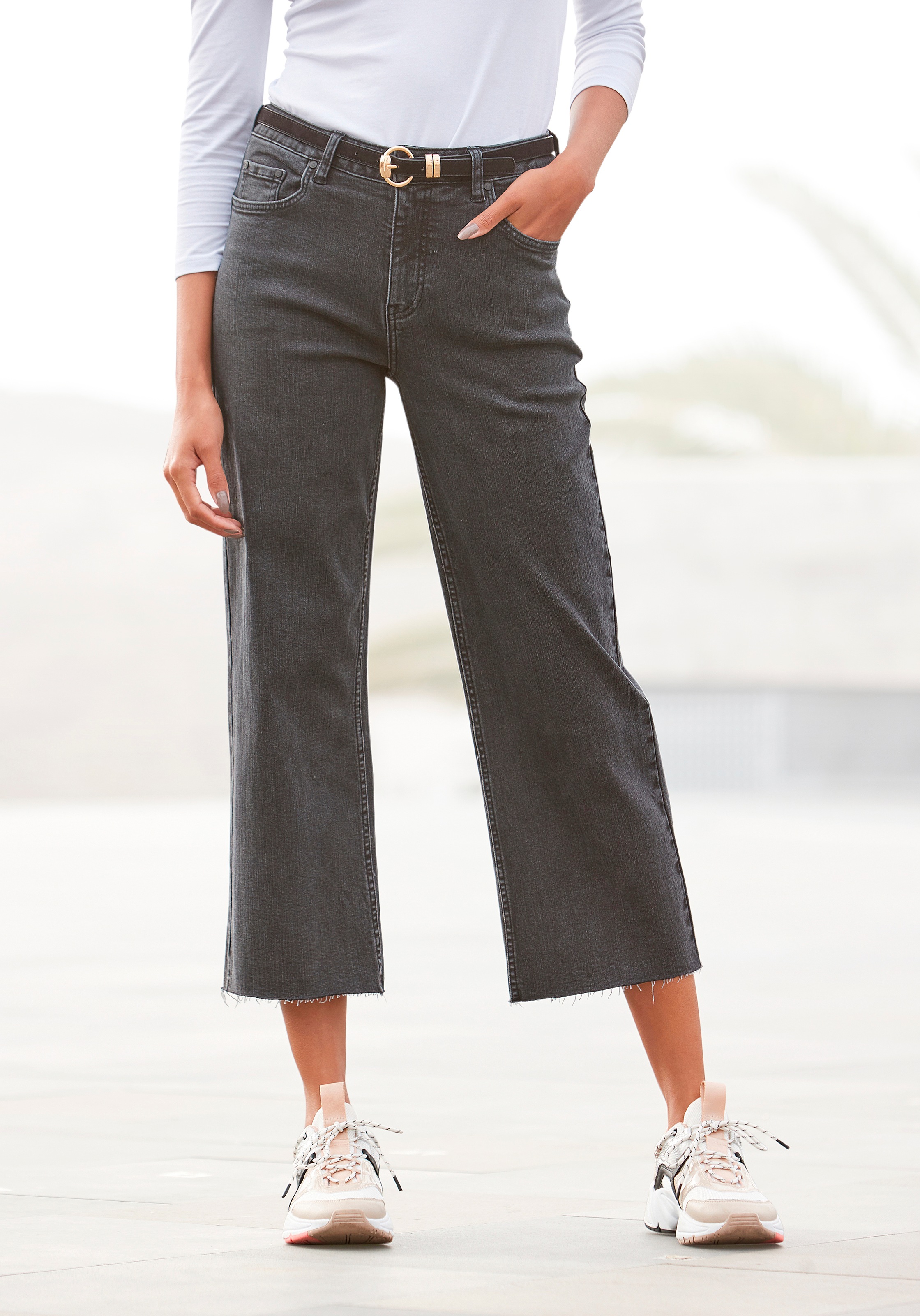 Buffalo Ankle-Jeans, im Culotte-Style kaufen