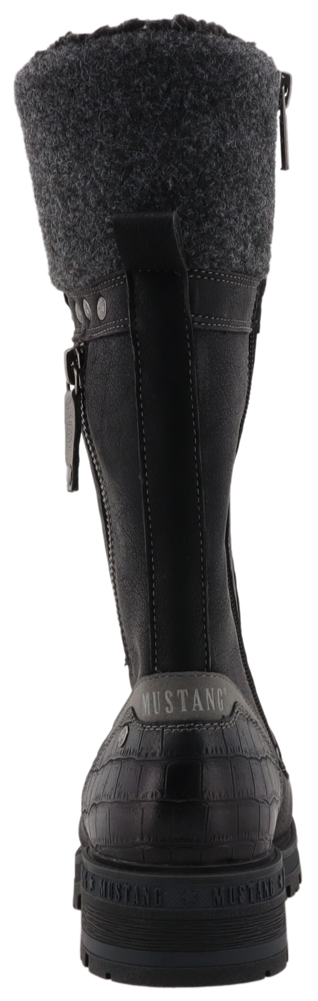 Mustang Shoes Winterstiefel »Darleen«  Schnürstiefel mit Reissverschluss