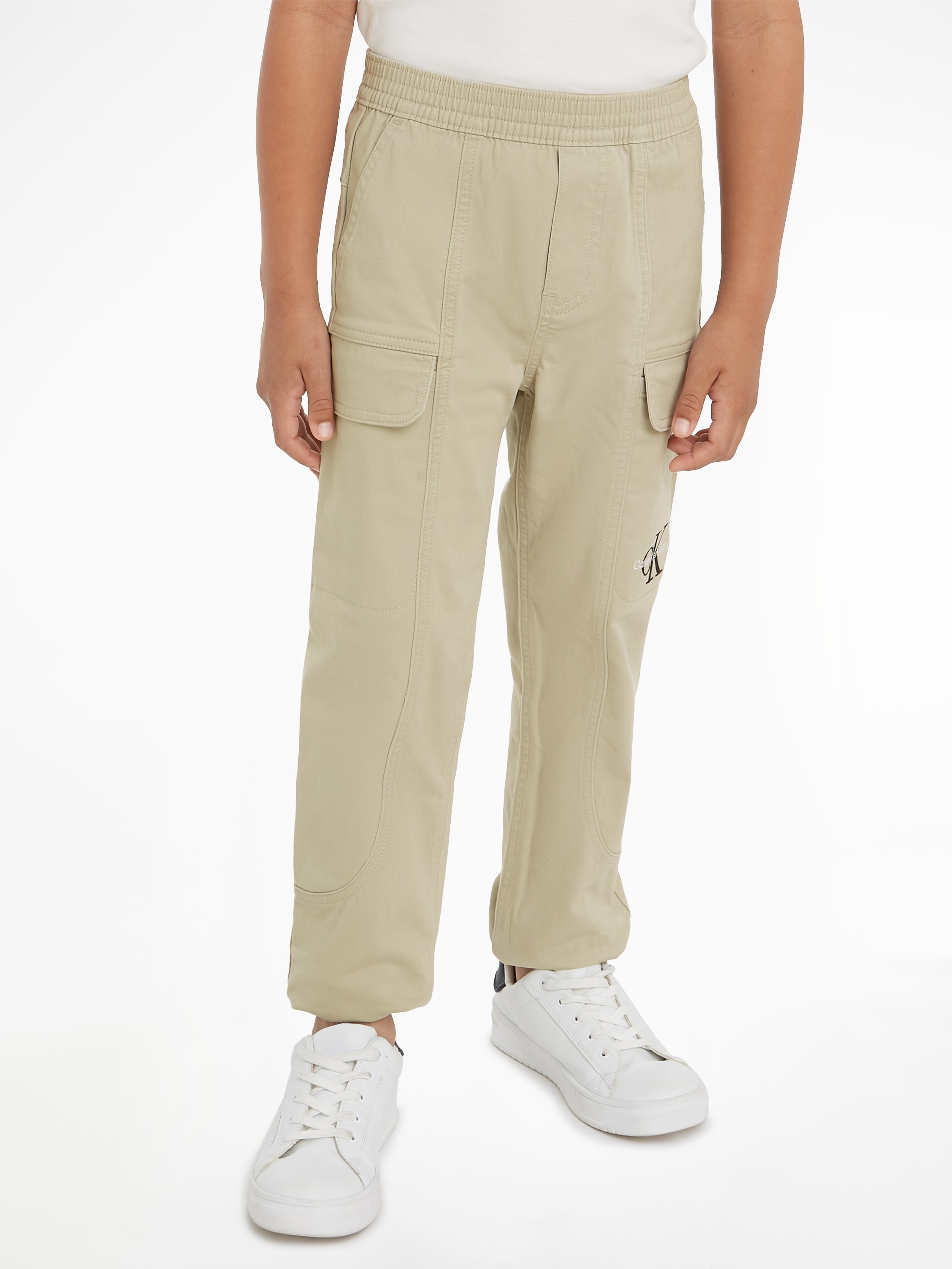 Trendige Calvin Klein Jeans Cargohose »SATEEN CARGO PANTS«, mit Logoprägung  ohne Mindestbestellwert kaufen