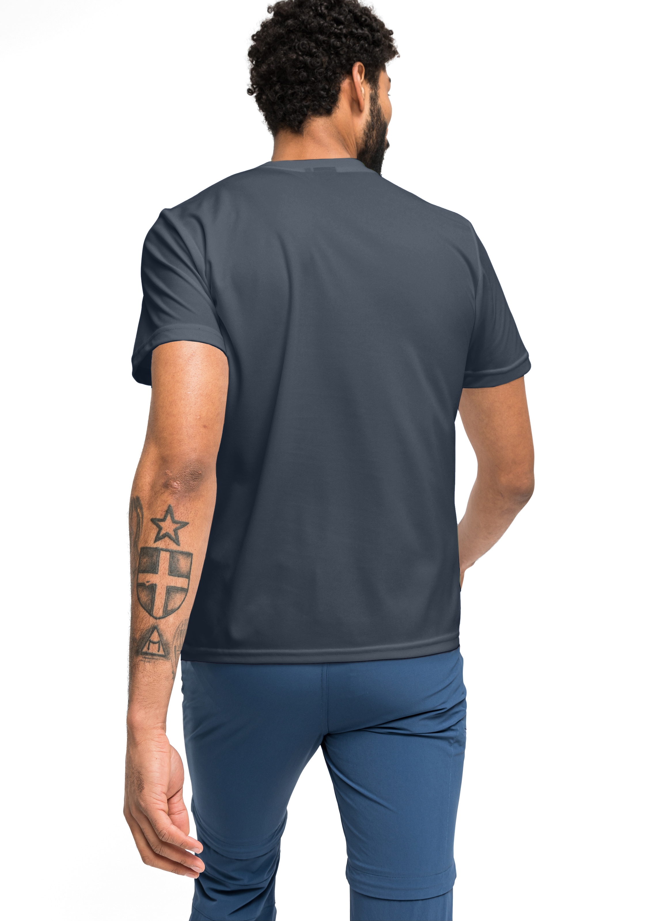 Maier Sports T-Shirt »Walter« Herren Kurzarmshirt, leichtes Sommer Funktionsshirt, Rundhals, Reg Fit