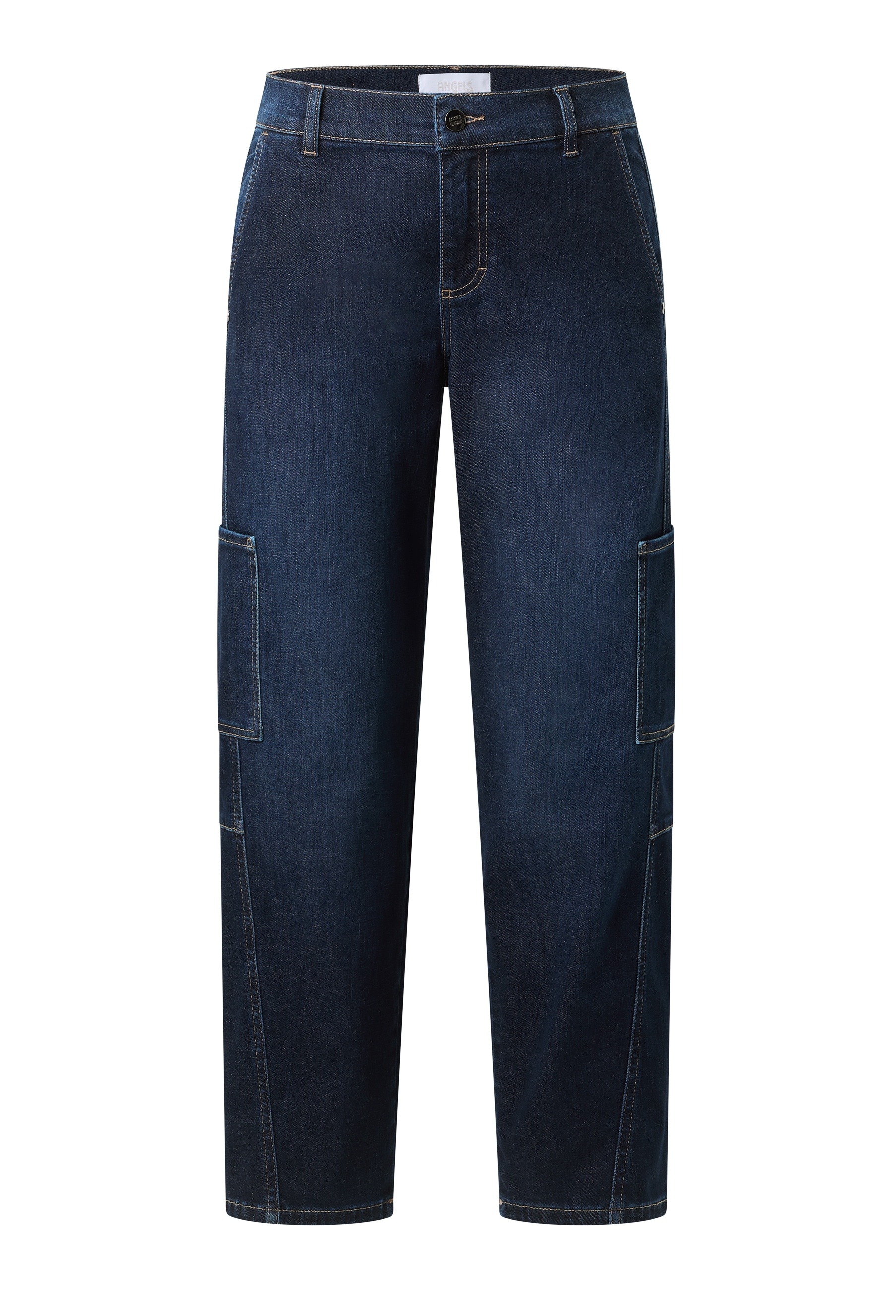 ANGELS Jeans cargo »EVY CARGO« avec poches plaquées sur le côté, forme en O