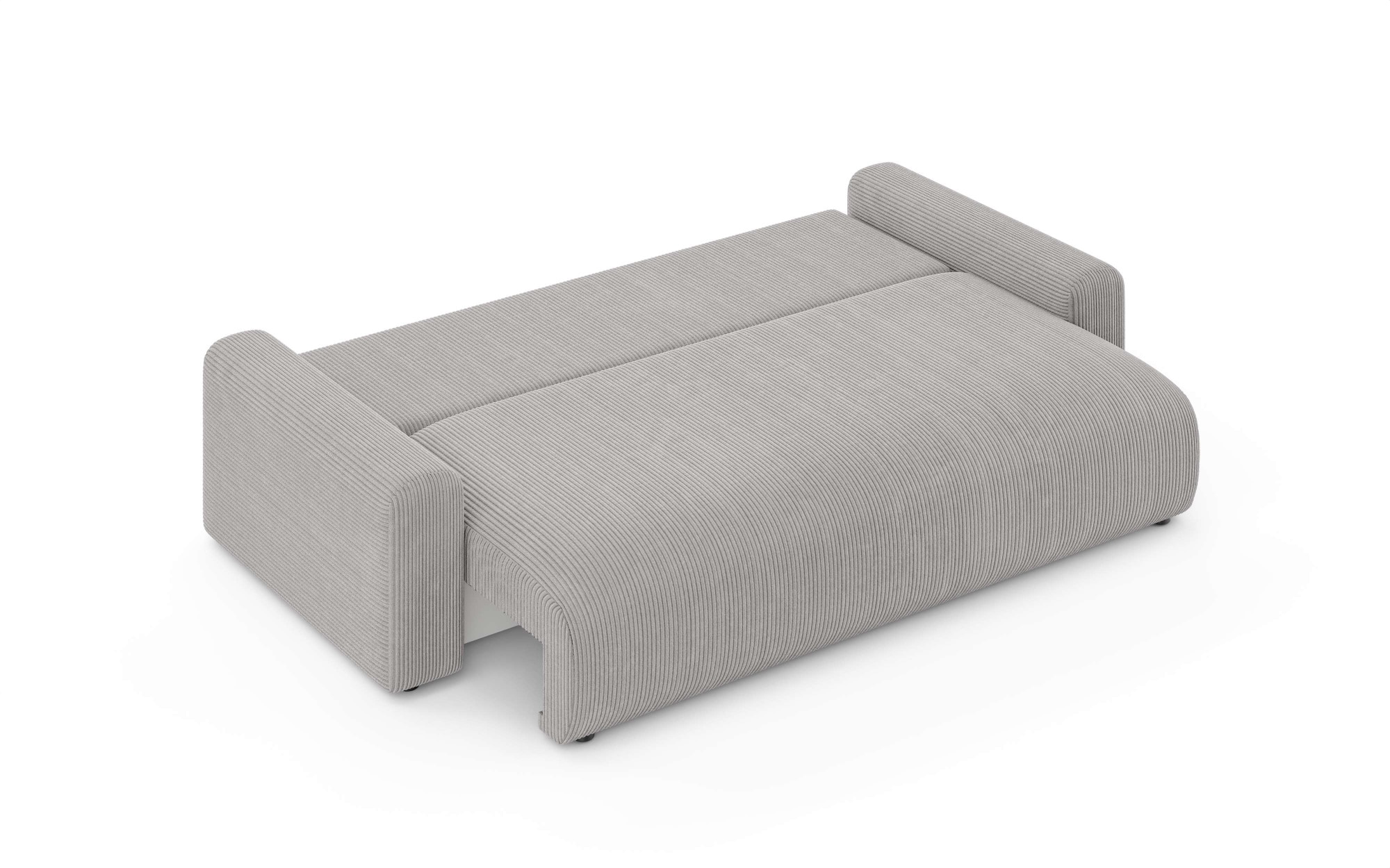 Home affaire Big-Sofa »LAKESIDE klein 3-Sitzer Schlafsofa mit Bettkasten, Breite 238 cm« Liegefläche 149x195 cm, hoher Sitzkomfort, Masse B/T/H: 238/98/85cm