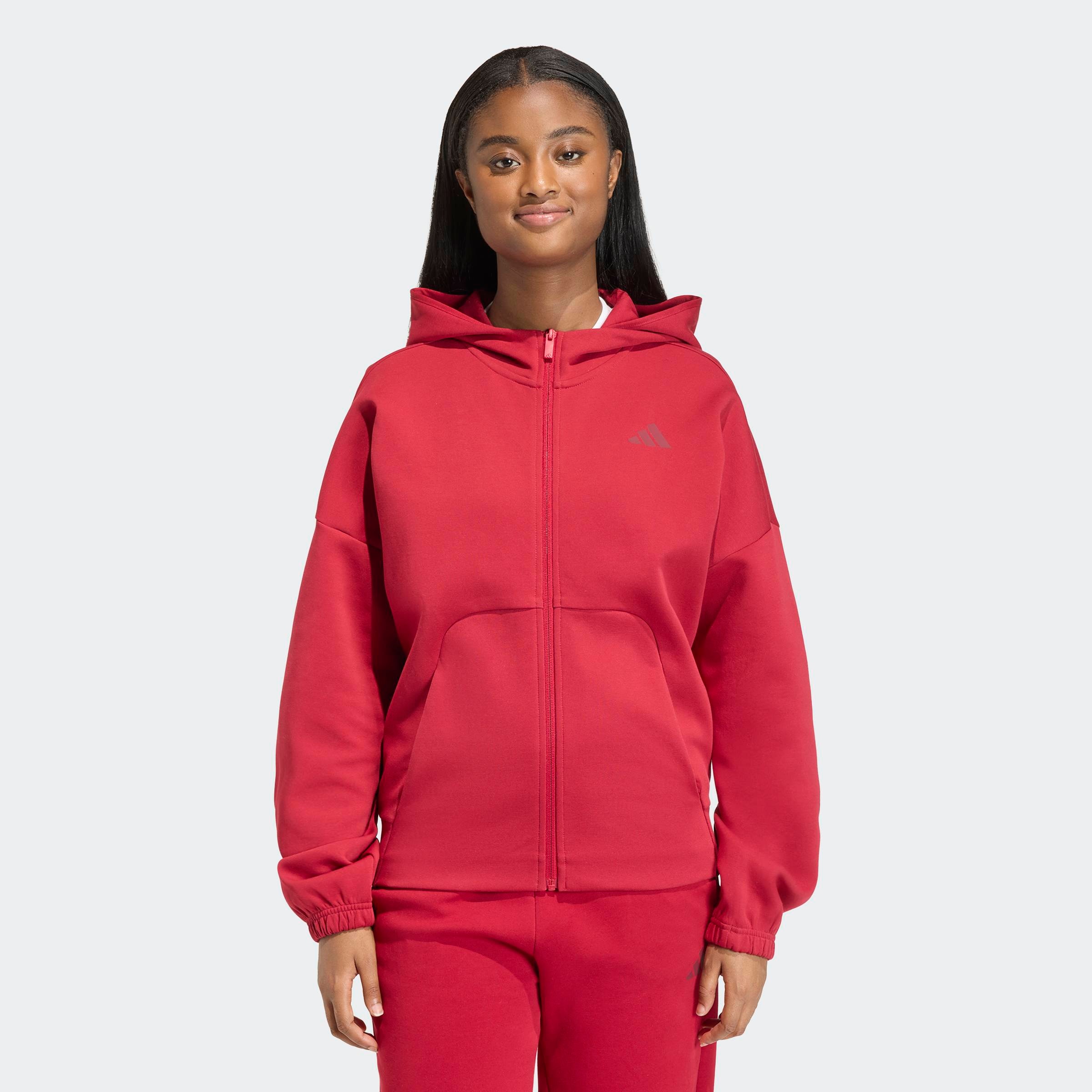 Image of adidas Sportswear Kapuzensweatshirt "W FI SL FZ HD"