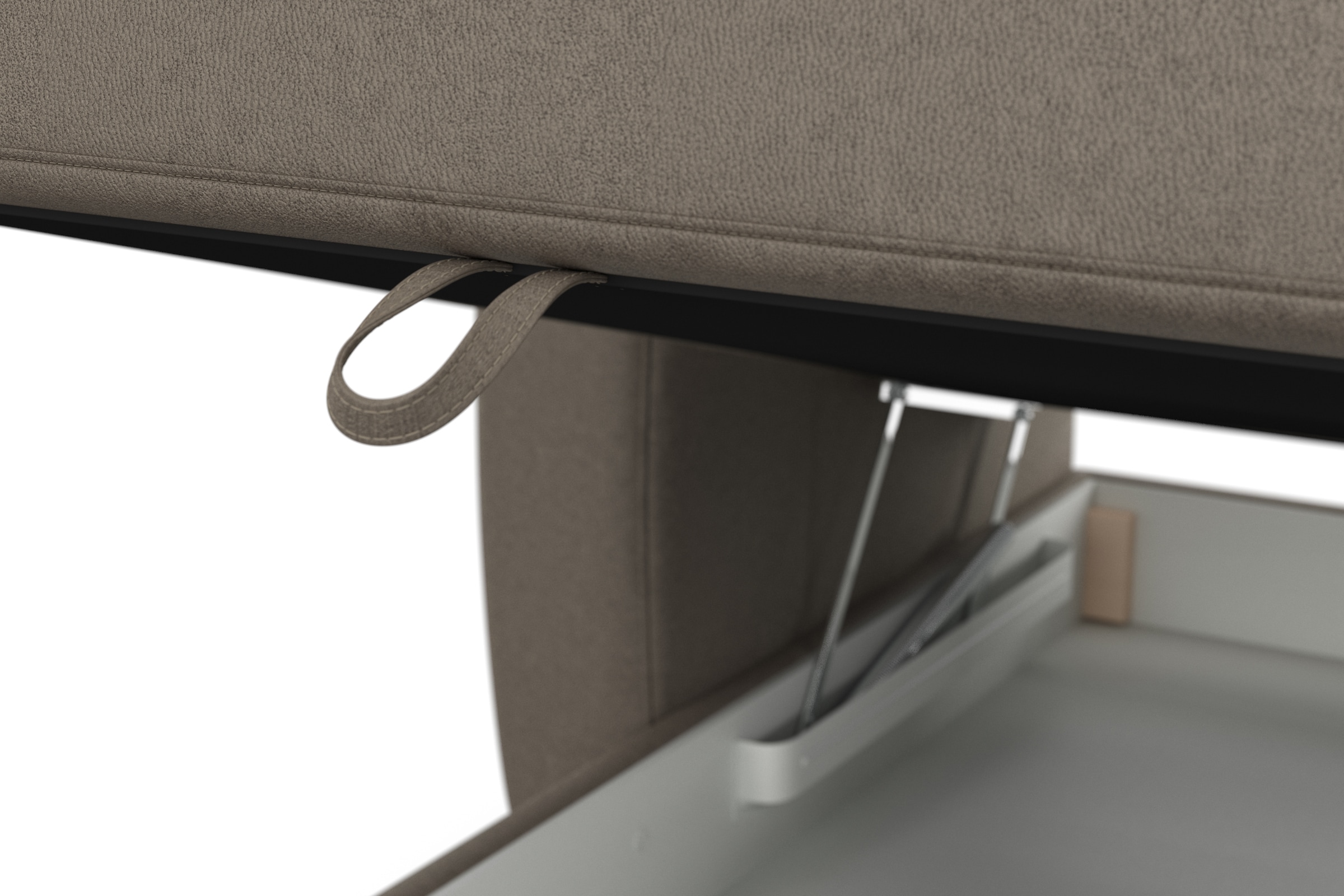 sit&more Ecksofa »Belluci L-Form«, inklusive Federkern, wahlweise mit Bettfunktion und Bettkasten