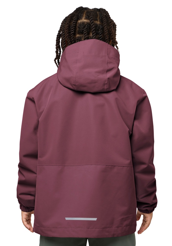 Jack Wolfskin Veste fonctionnelle 3 en 1 »ICELAND 3IN1 JACKET K« avec capuche pour enfants, avec capuche fixe, respirant, coupe-vent, imperméable