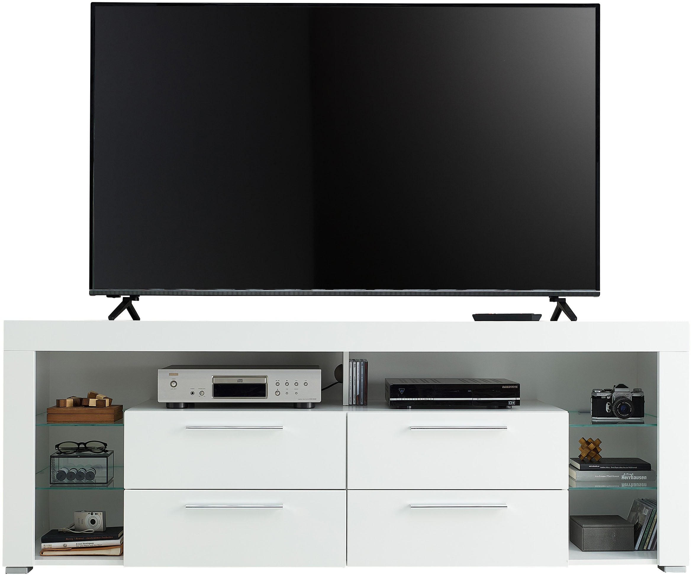 Stolkom Meuble TV »Goal TV Lowboard, B/H/T 179x67x 44 cm« 1 cuis tlg. %RESET$