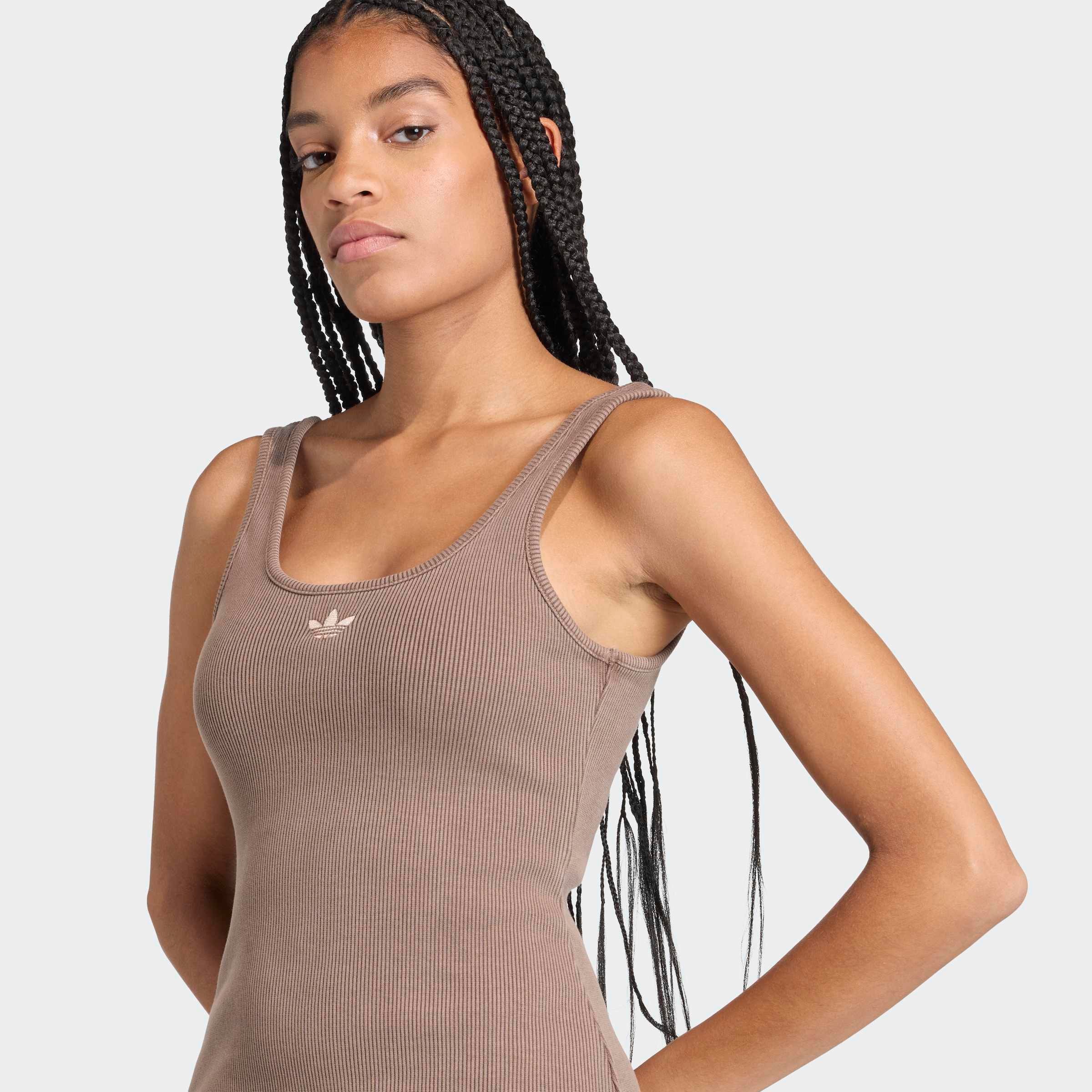 adidas Originals Shirtkleid »ESSENTIALS RIB TANK WASHED«