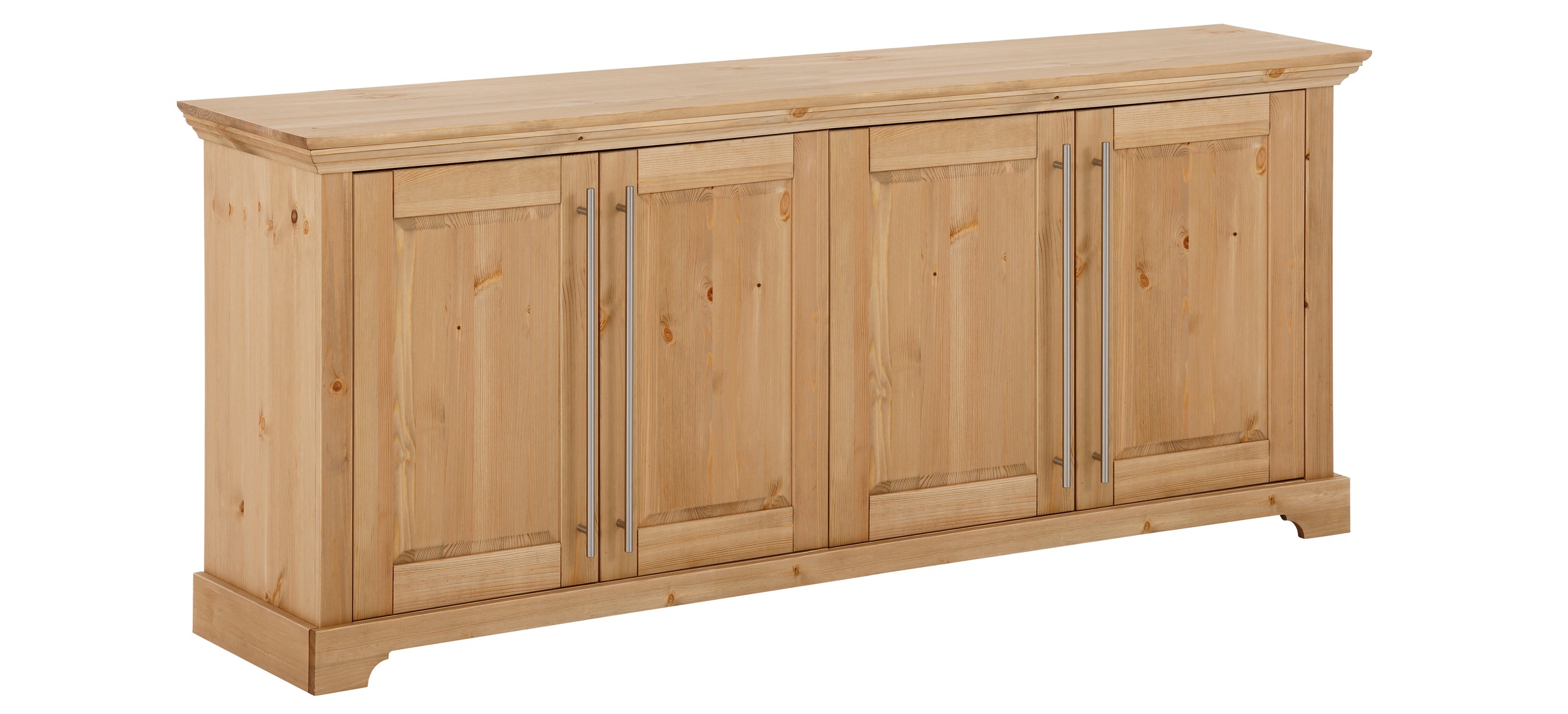 Image of GOODproduct Kommode "Melissa" aus massiver Kiefer, FSC zertifiziert, 4-türig, Breite 171 cm