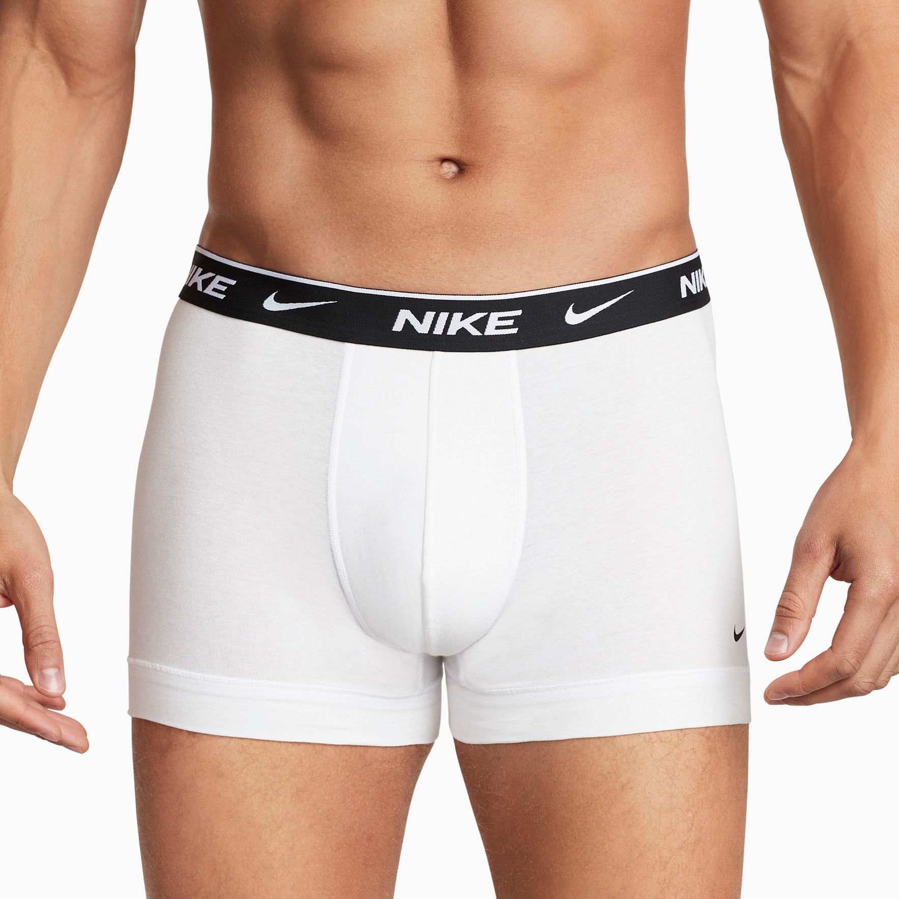 NIKE Underwear Tronc »TRUNK 3PK« Paquet, 3er, 3 cuis mit Logo-Elastikbund