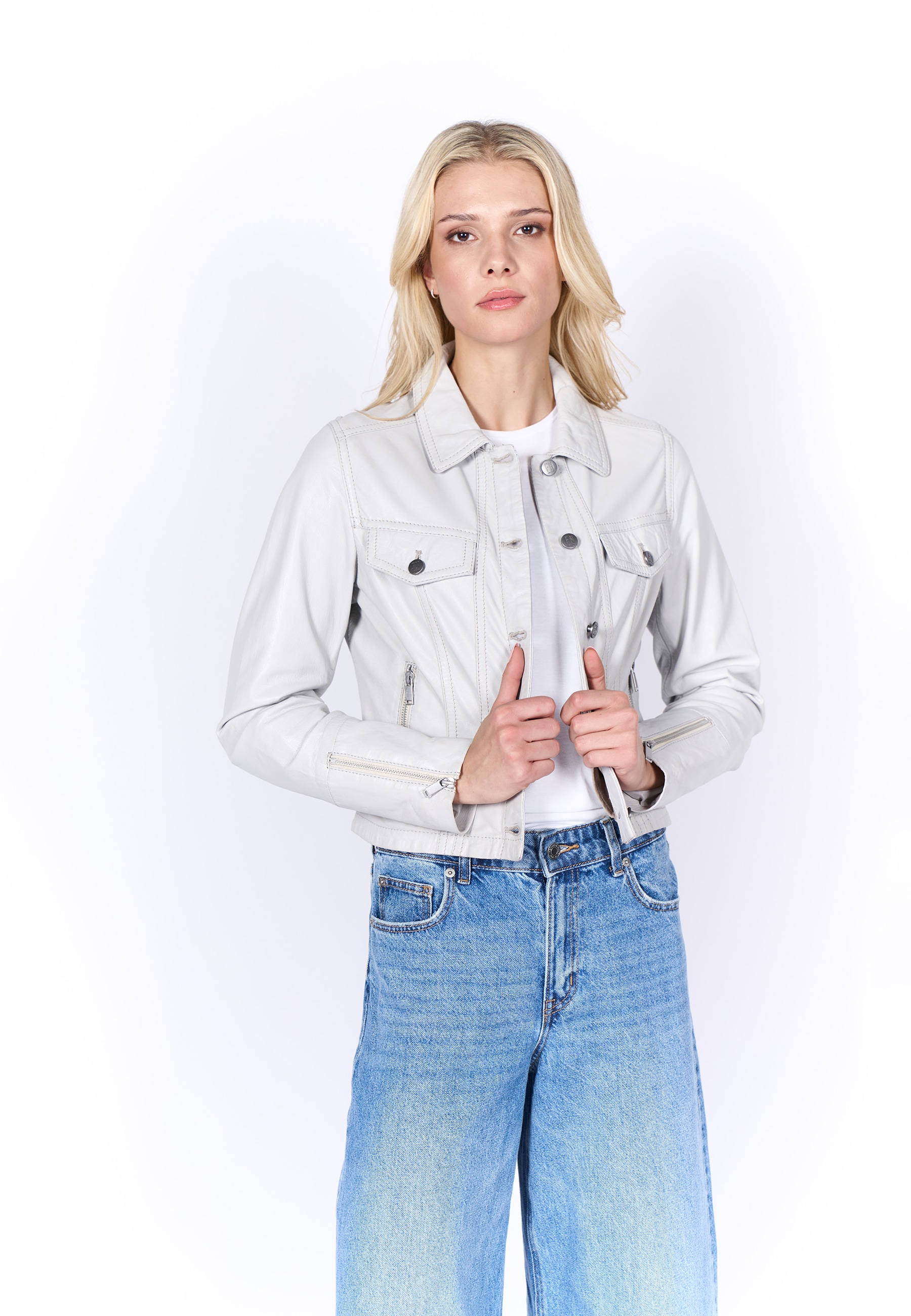 Image of Freaky Nation Lederjacke "All Nela-FN"