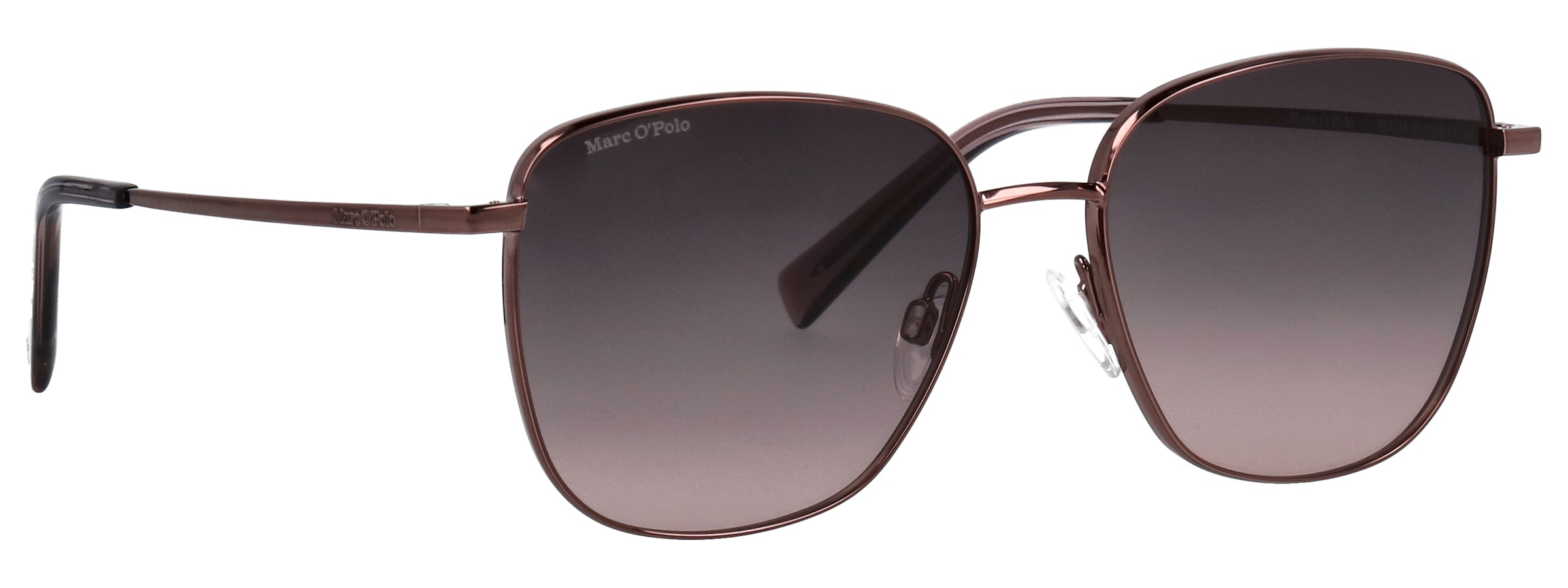 Marc O'Polo Sonnenbrille »Modell 505124« Form Butterfly, Logoschriftzug auf Bügel, Metallfassung