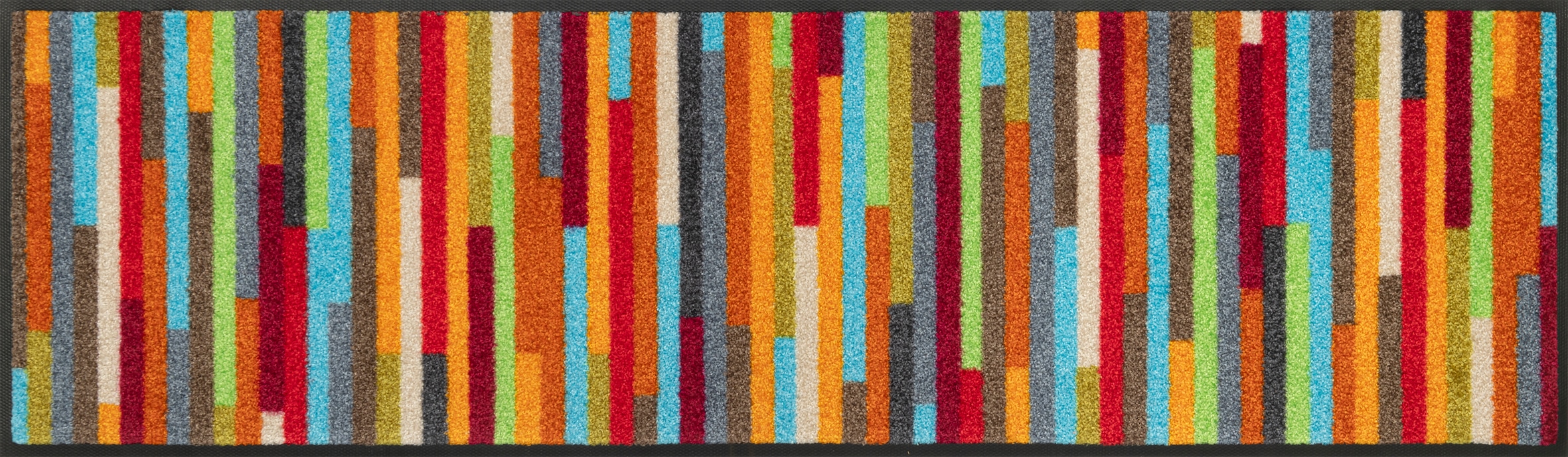 wash+dry by Kleen-Tex Läufer »Mikado Stripes« rechteckig 7 mm Höhe Schmutzfangläufer, modernes Streifen Design, rutschhemmend, waschbar