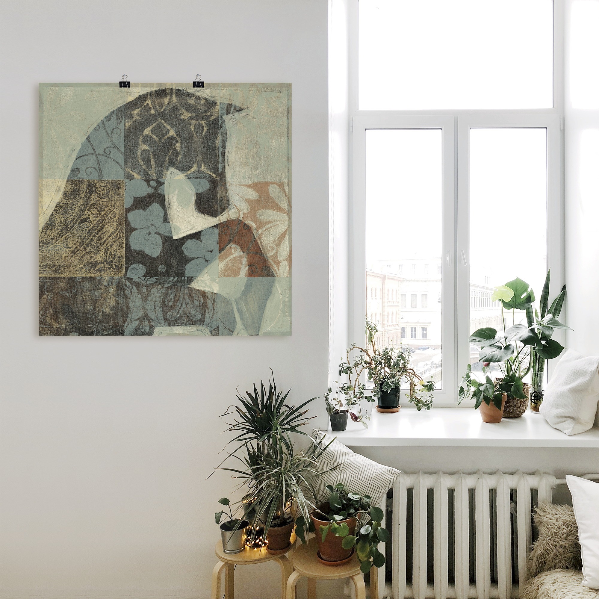 Artland Wandbild »Gemustertes Pferd II«, Haustiere, (1 St.), als Leinwandbild, Poster in verschied. Grössen