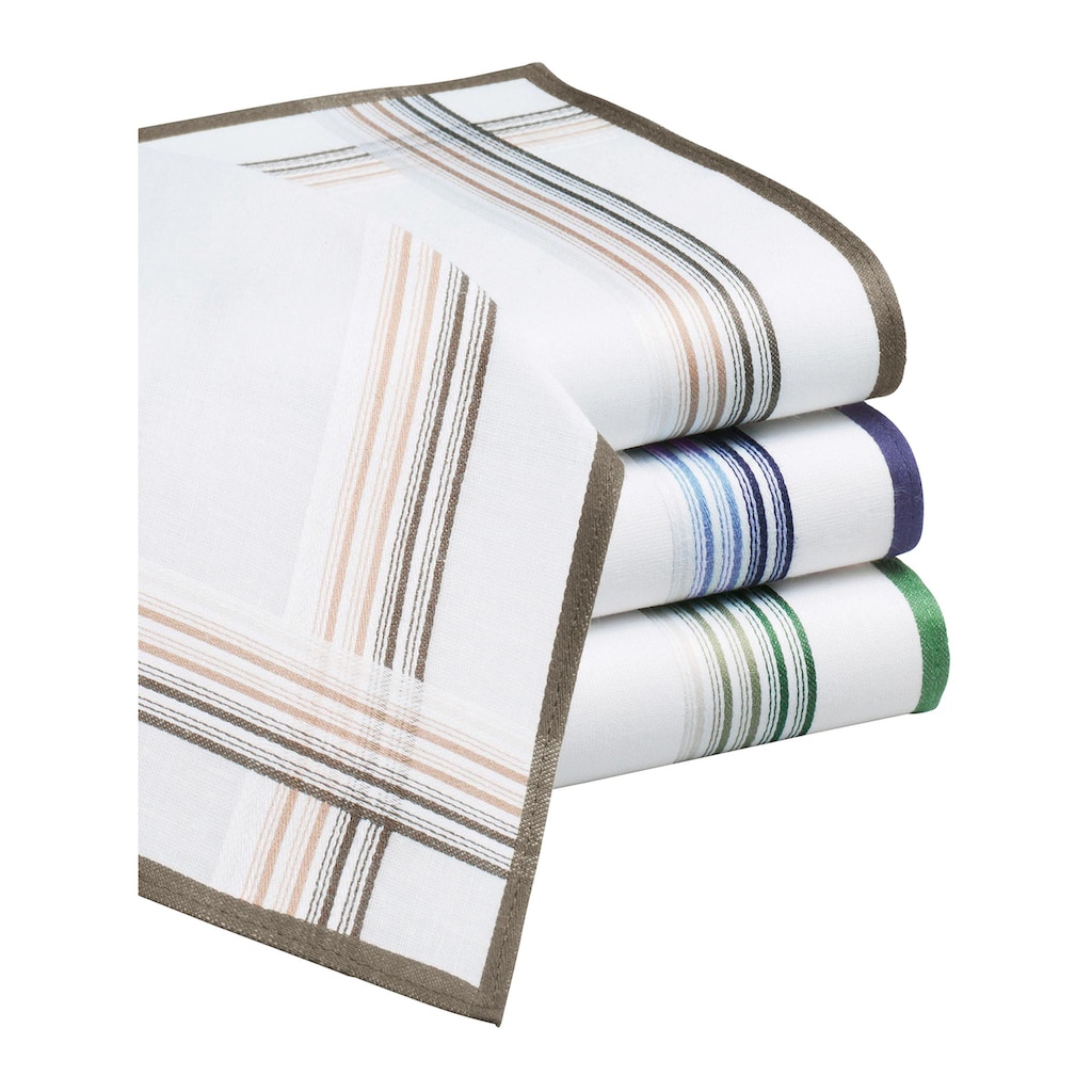Herren-Taschentücher, im klassischen Design