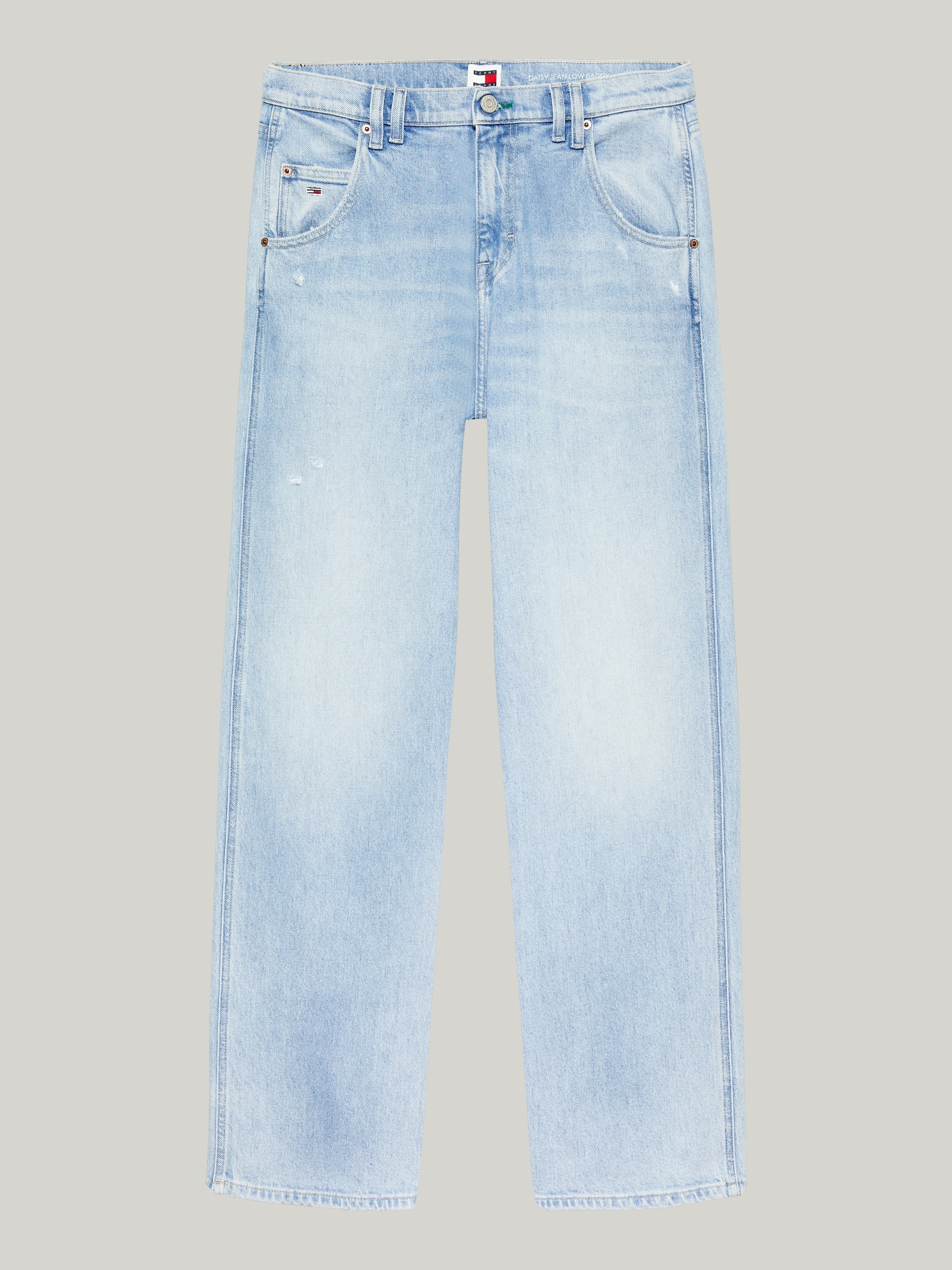 Tommy Jeans Weite Jeans »DAISY JEAN LW BGY BH6110«, mit Logostickerei