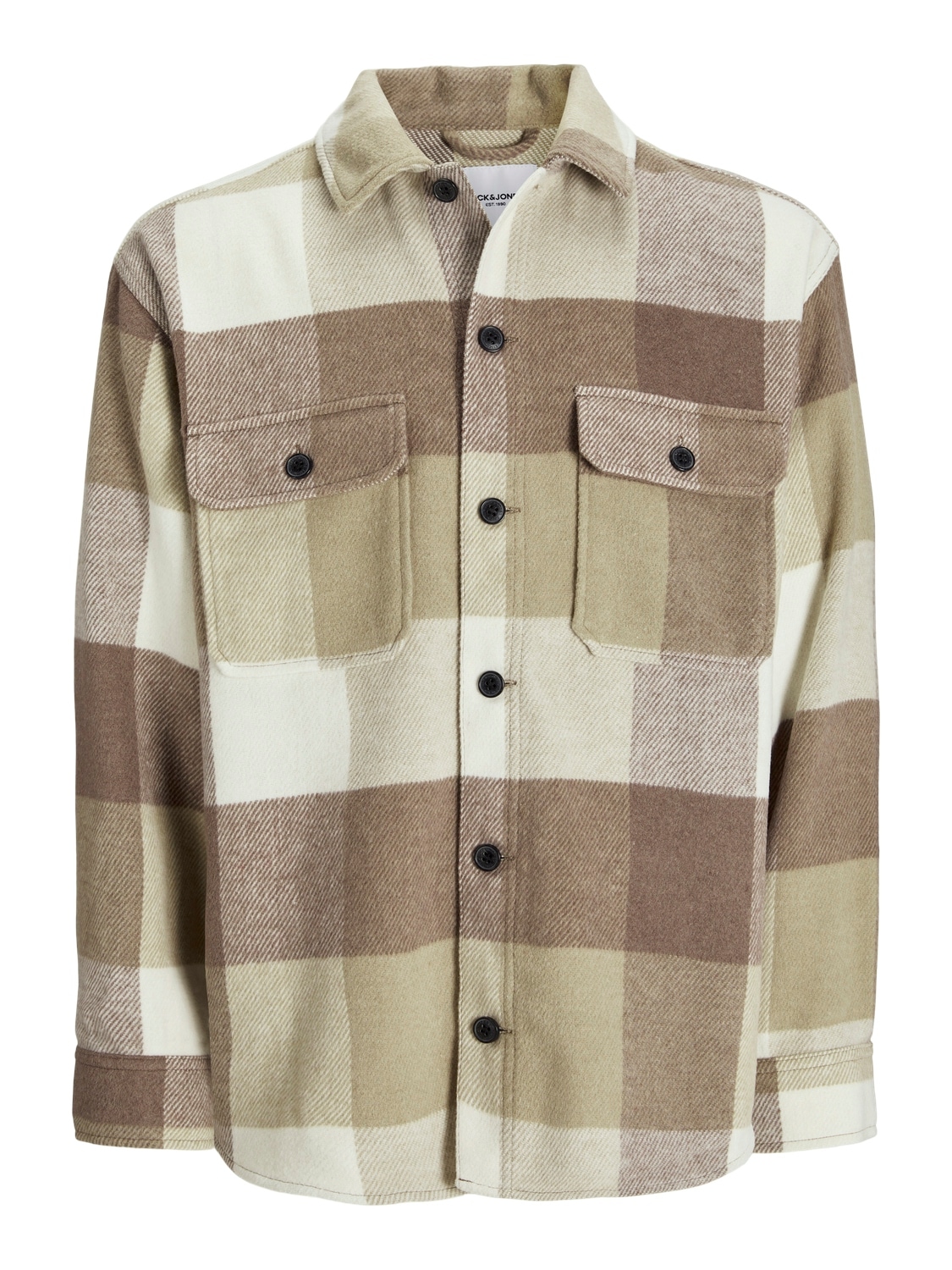 Jack & Jones Langarmhemd »JJEBRADLEY OLLIE OVERSHIRT LS NOOS«, mit Brusttaschen