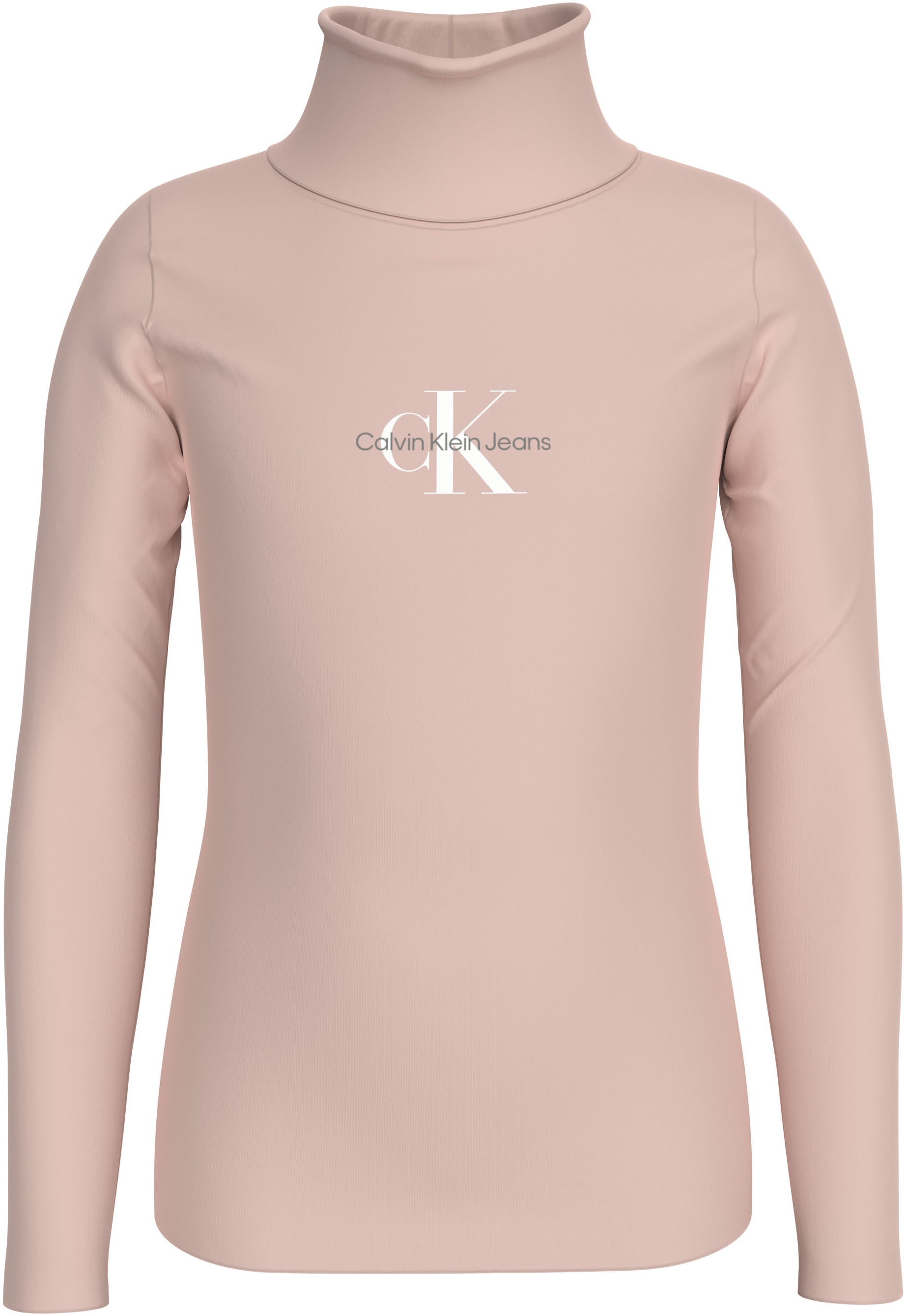 Calvin Klein Jeans Rollkragenshirt »Monologo Ls Roll Neck Top«, für Kinder bis 16 Jahre und mit Logodruck