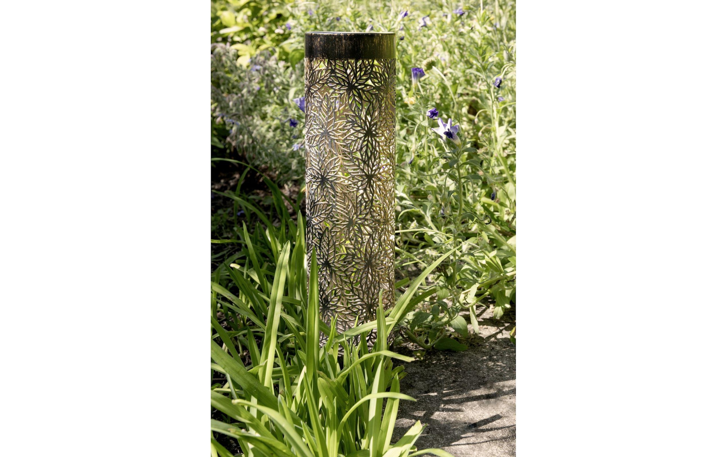 STT Laterne »Antic Pillar Jungle 38 cm« Dekorative Solar-Laterne für den Aussenbereich