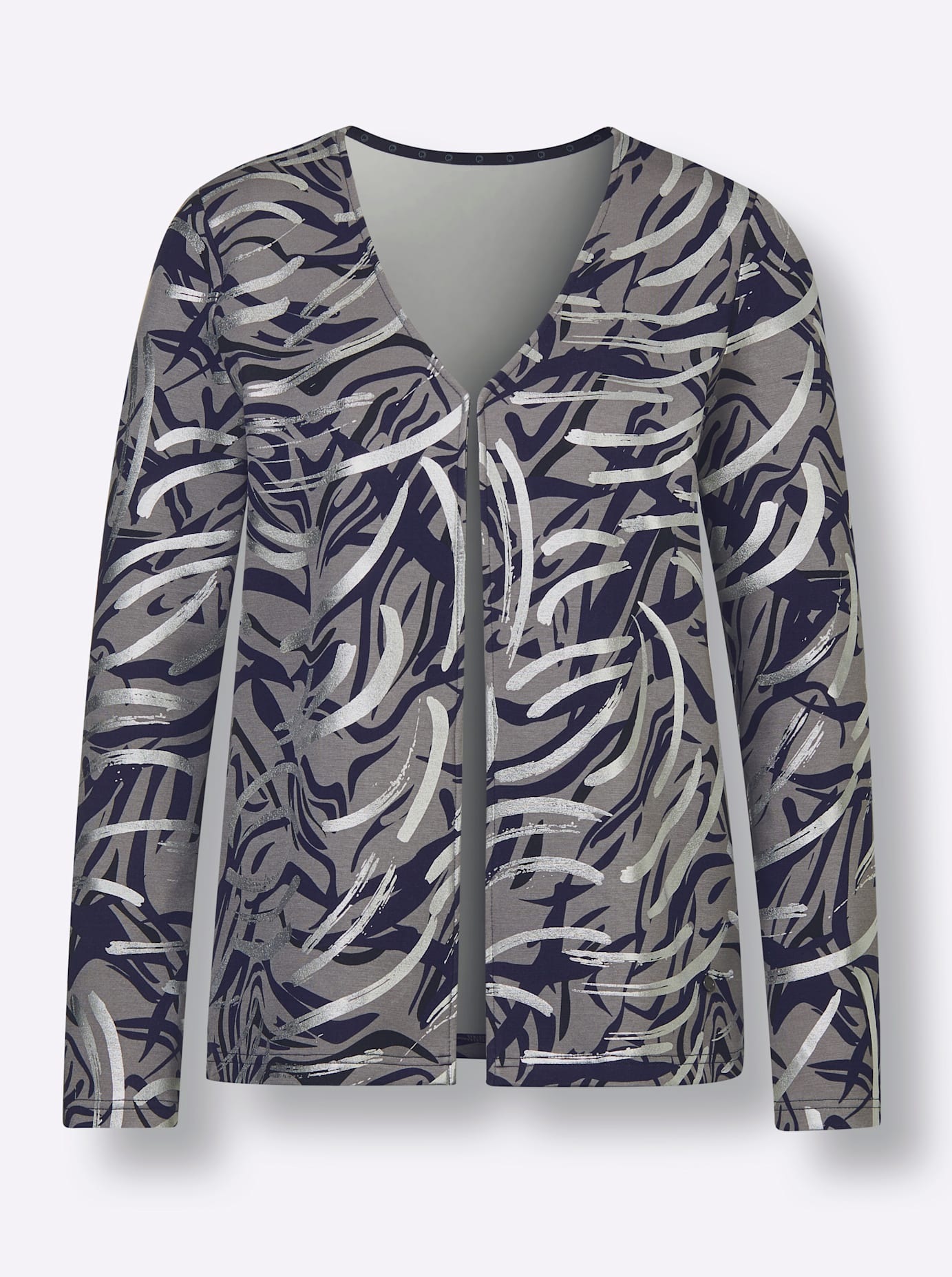 CREATION L PREMIUM Shirtjacke »Modal-Polyester-Shirtjacke«, (1 tlg.)