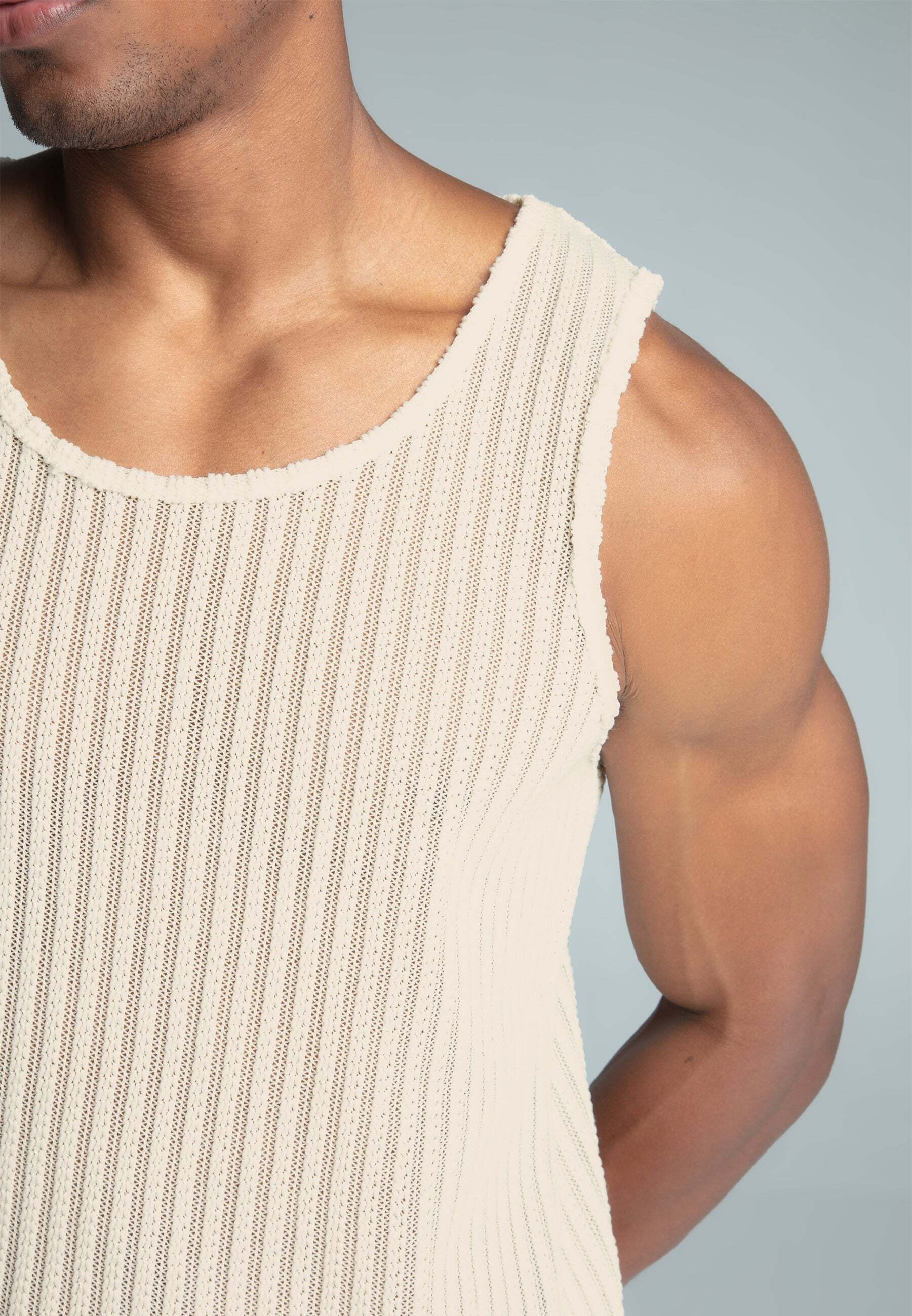 Siksilk Kurzarmshirt »Siksilk Top Textured Vest«