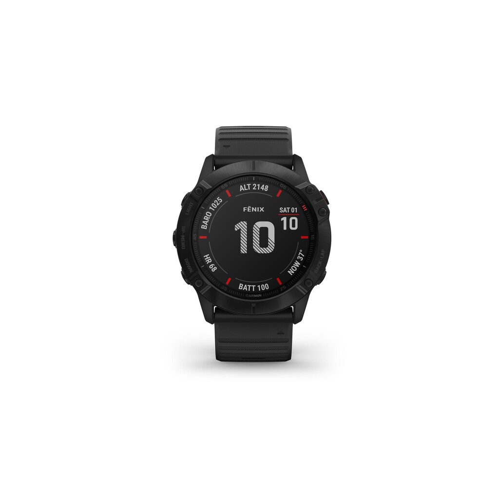 Garmin Smartwatch »fenix 6X Pro Schwarz«