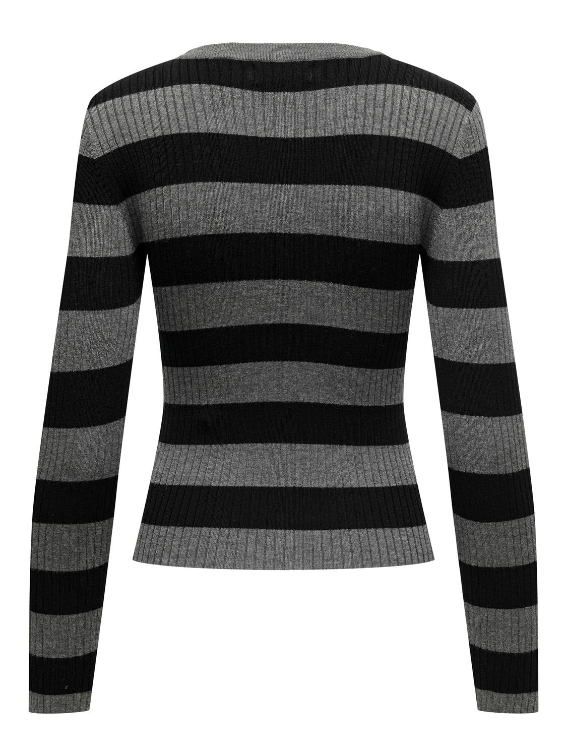 JDY Rundhalspullover »JDYPLUM L/S O-NECK PULLOVER KNT NOOS«