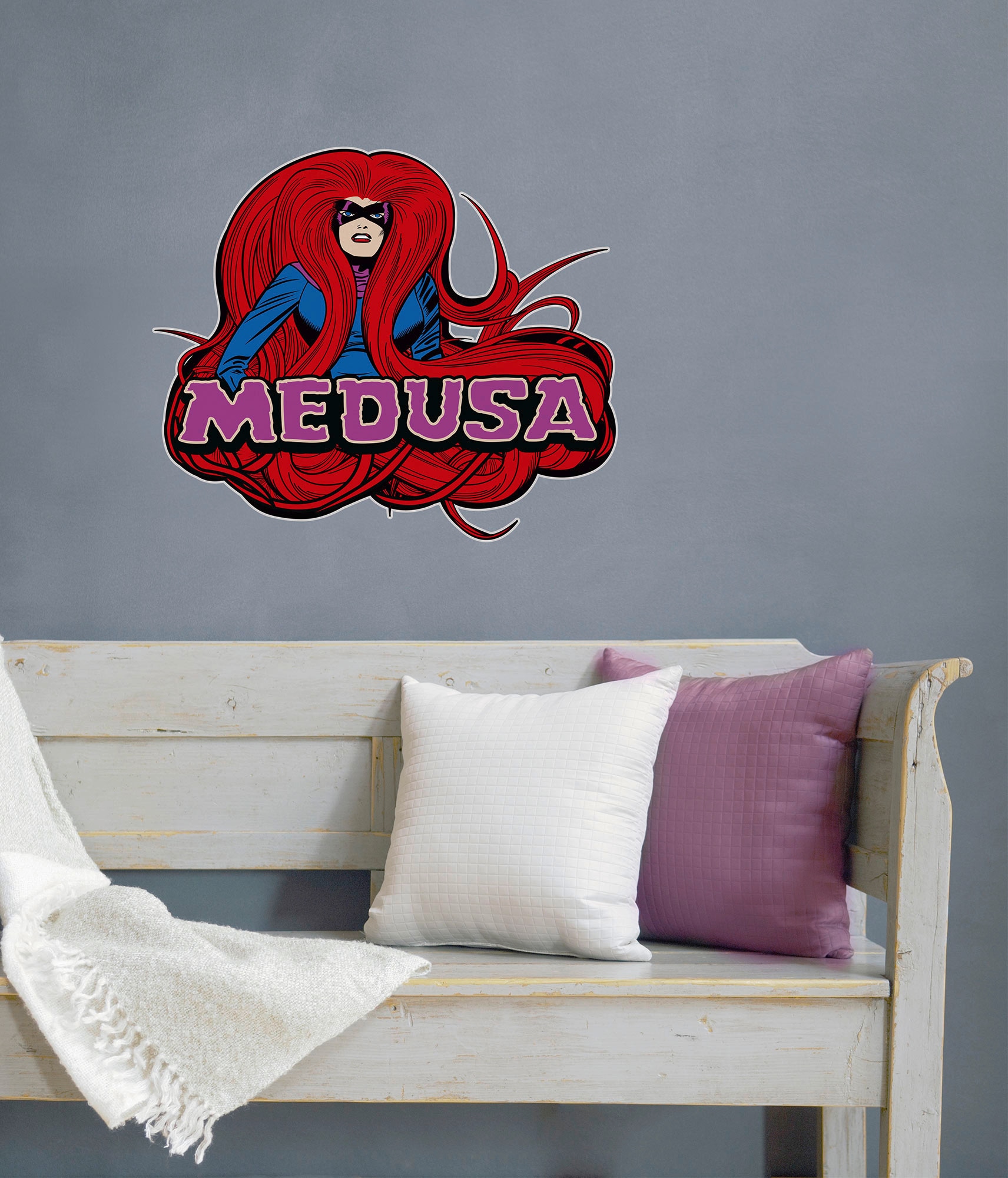 Komar Wandtattoo »Medusa Comic Classic«, (1 St.), 50x70 cm (Breite x Höhe), selbstklebendes Wandtattoo