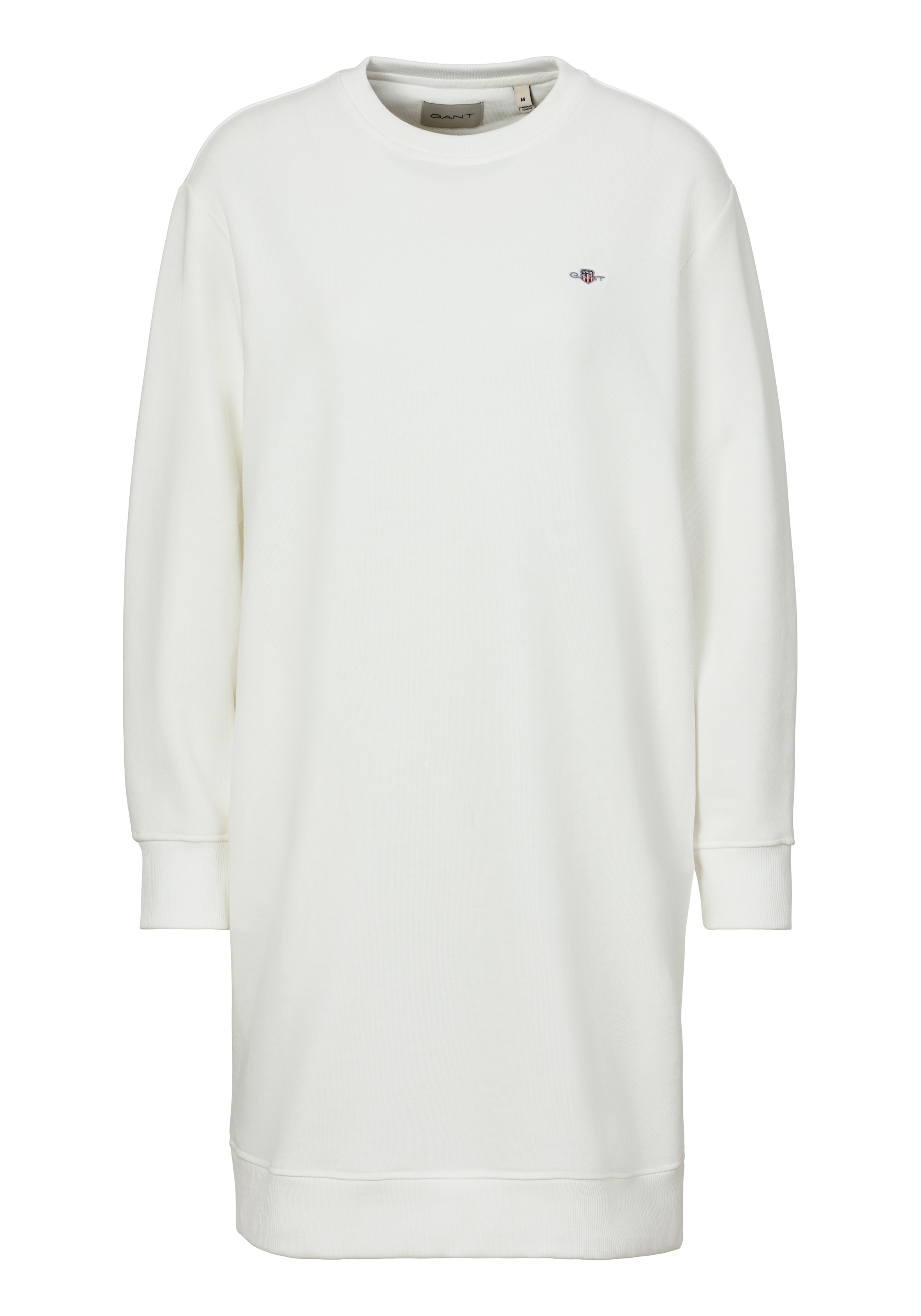 Gant Sweatkleid »SHIELD C-NECK SWEAT DRESS«, Shield Sweatkleid mit Rundhalsausschnitt
