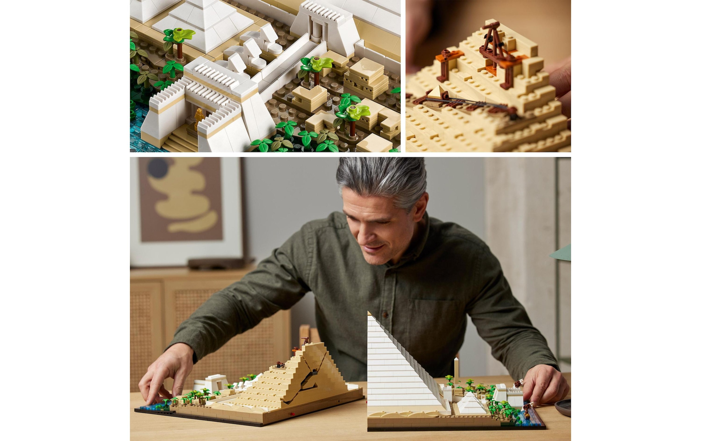LEGO® Konstruktionsspielsteine »LEGO Architecture Cheops-Pyramide«, (1476 St.)