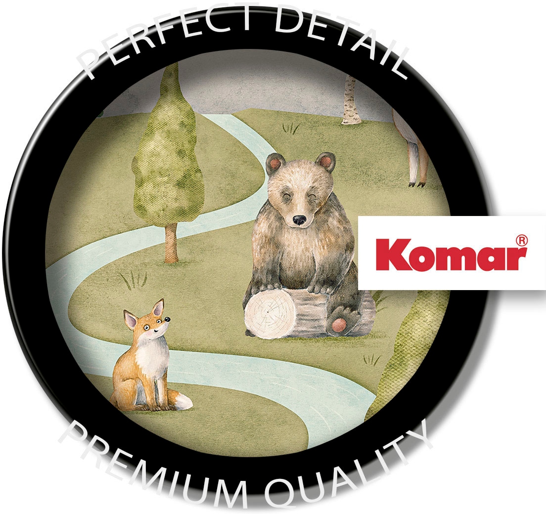 Komar Fototapete »Digitaldruck Vlies - Neighbor-wood Meetings - Grösse 300 x 250 cm«, bedruckt, Wohnzimmer, Schlafzimmer