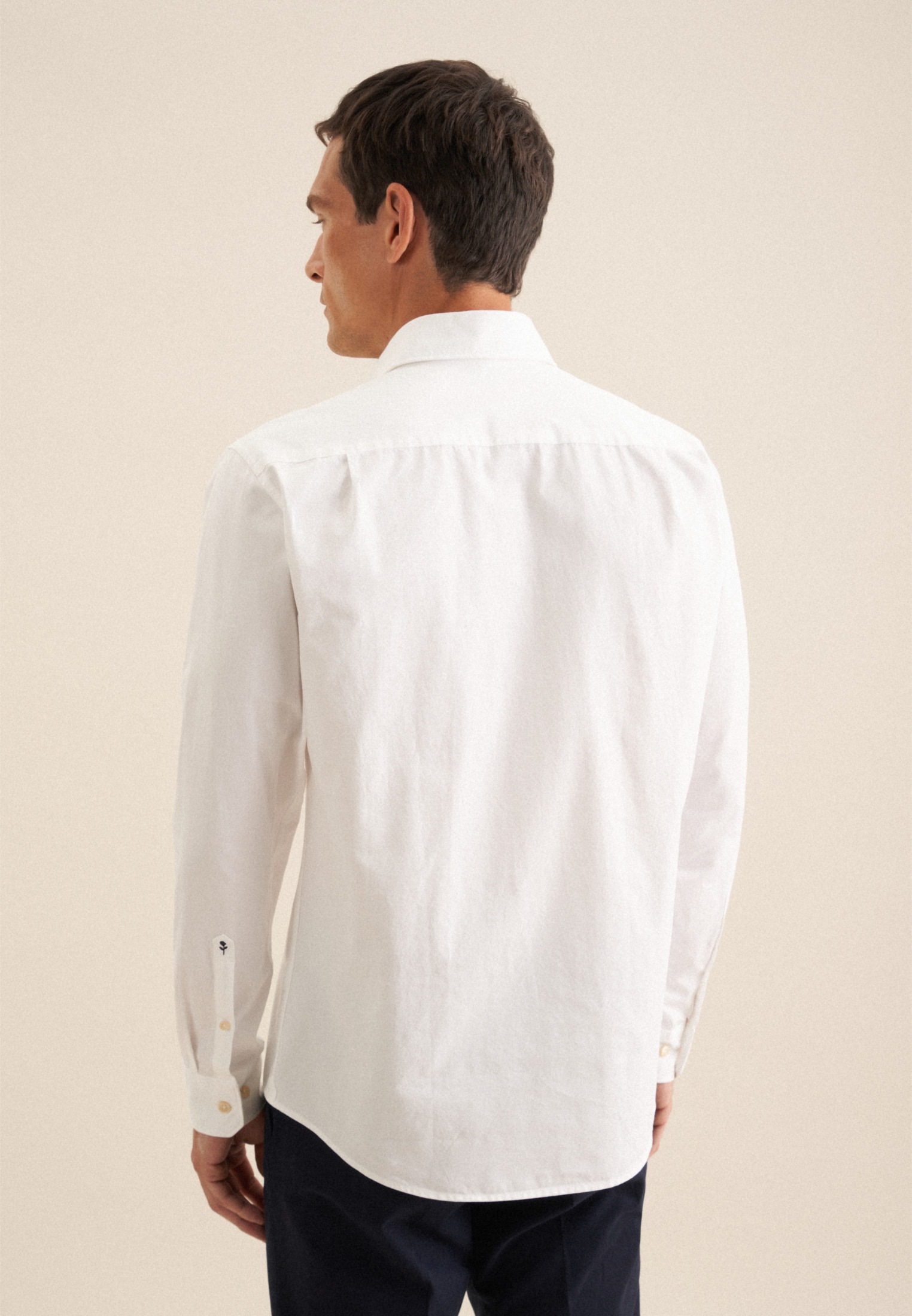 seidensticker Chemise d'affaires col Kent uni Regular 1/1